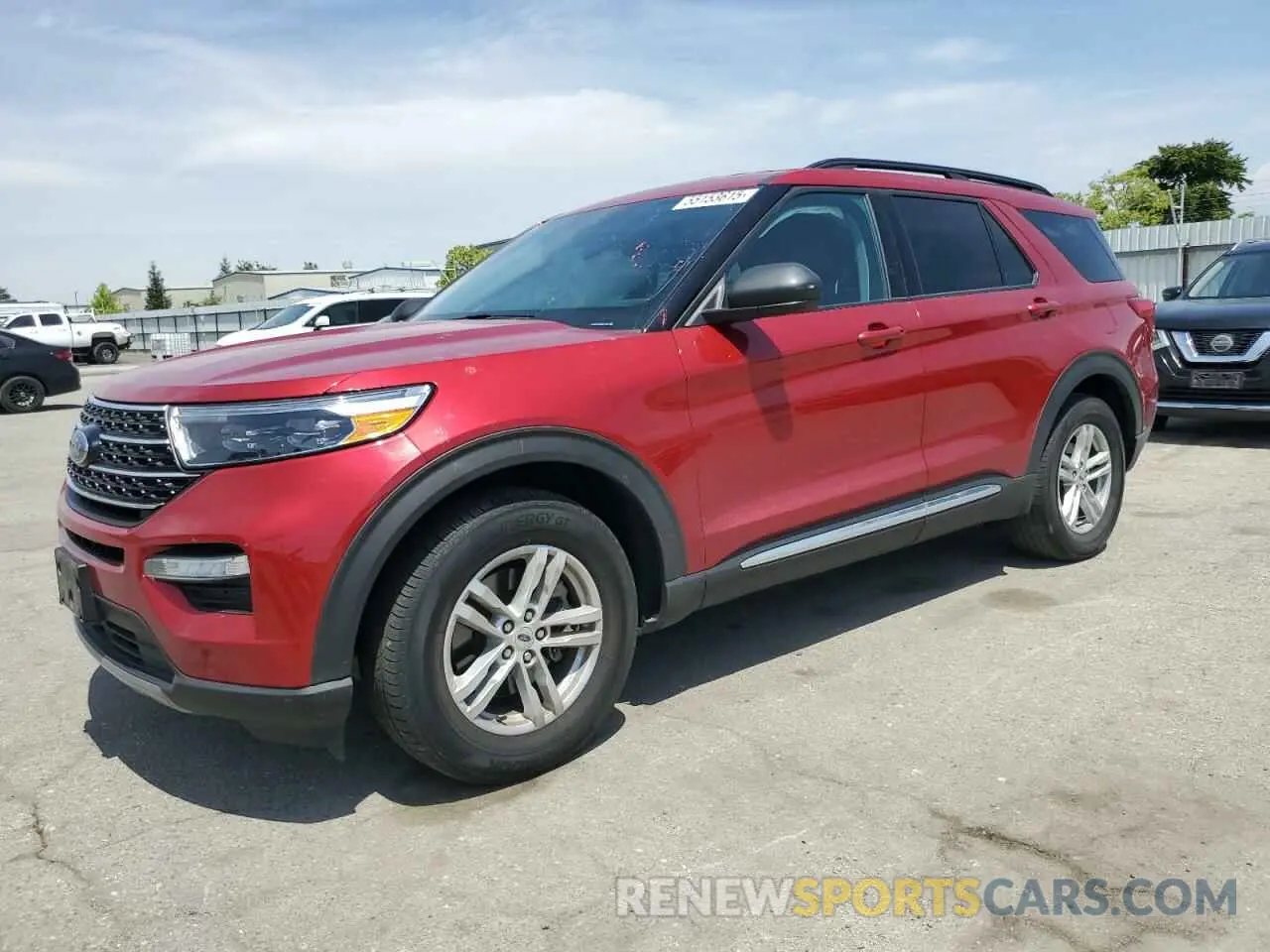 1 Photograph of a damaged car 1FMSK7DH3MGC17143 FORD EXPLORER 2021