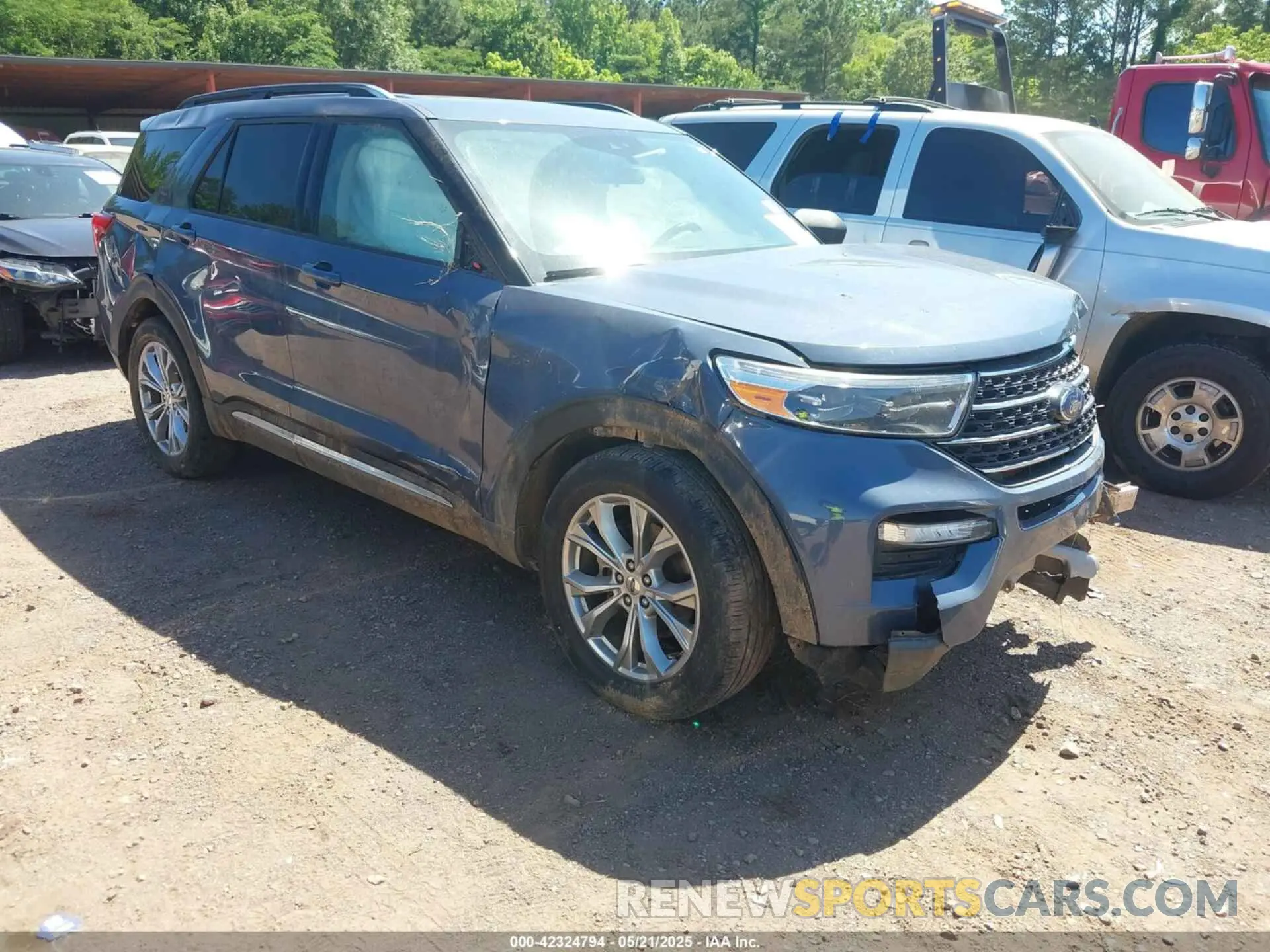 1 Photograph of a damaged car 1FMSK7DH4MGA26850 FORD EXPLORER 2021