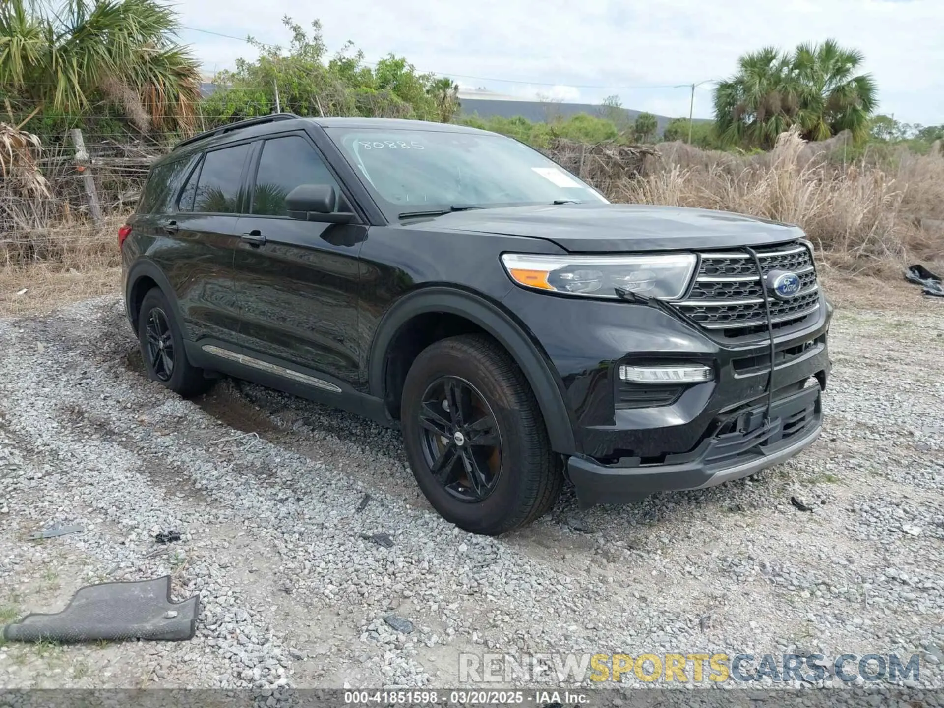 1 Photograph of a damaged car 1FMSK7DH4MGC11593 FORD EXPLORER 2021
