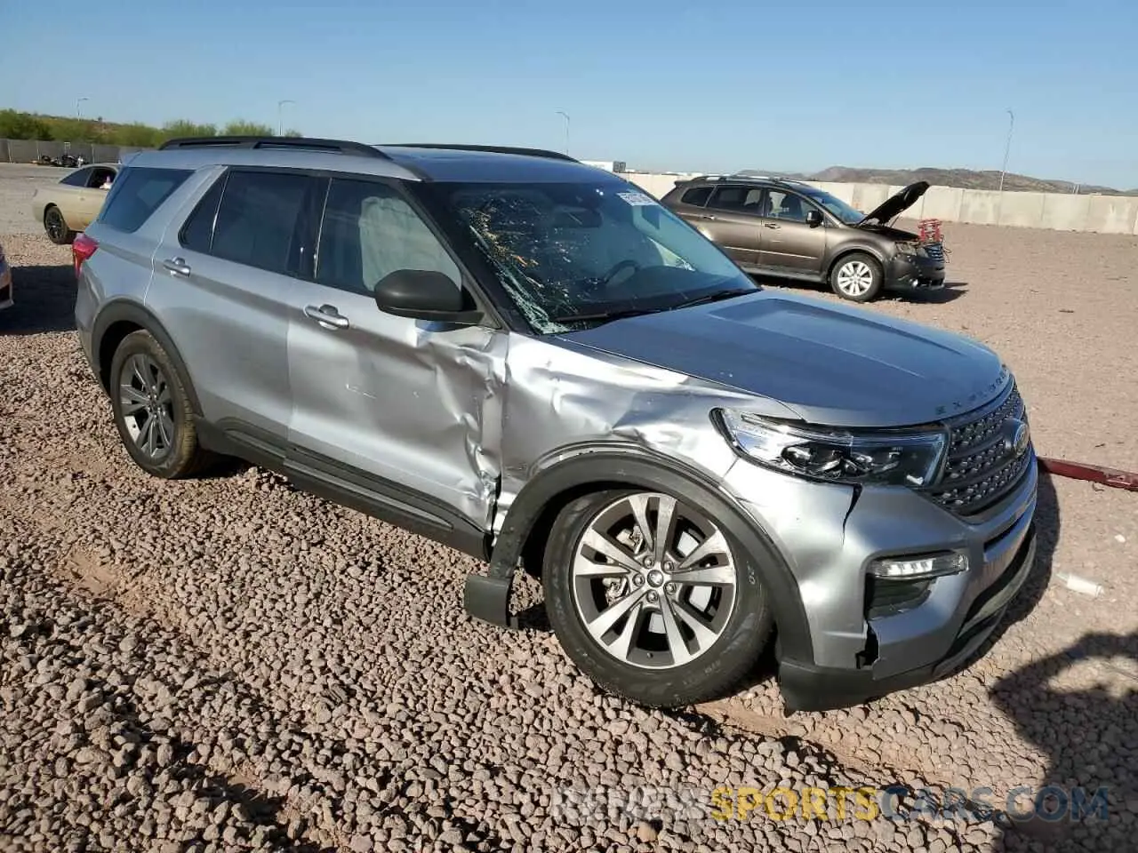 4 Photograph of a damaged car 1FMSK7DH5MGA50347 FORD EXPLORER 2021