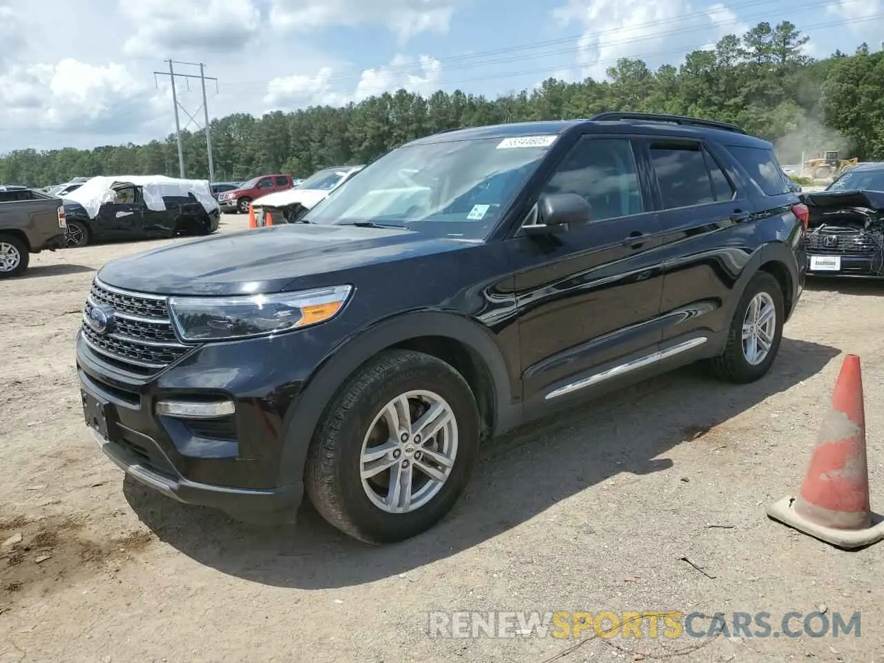1 Photograph of a damaged car 1FMSK7DH5MGB67569 FORD EXPLORER 2021
