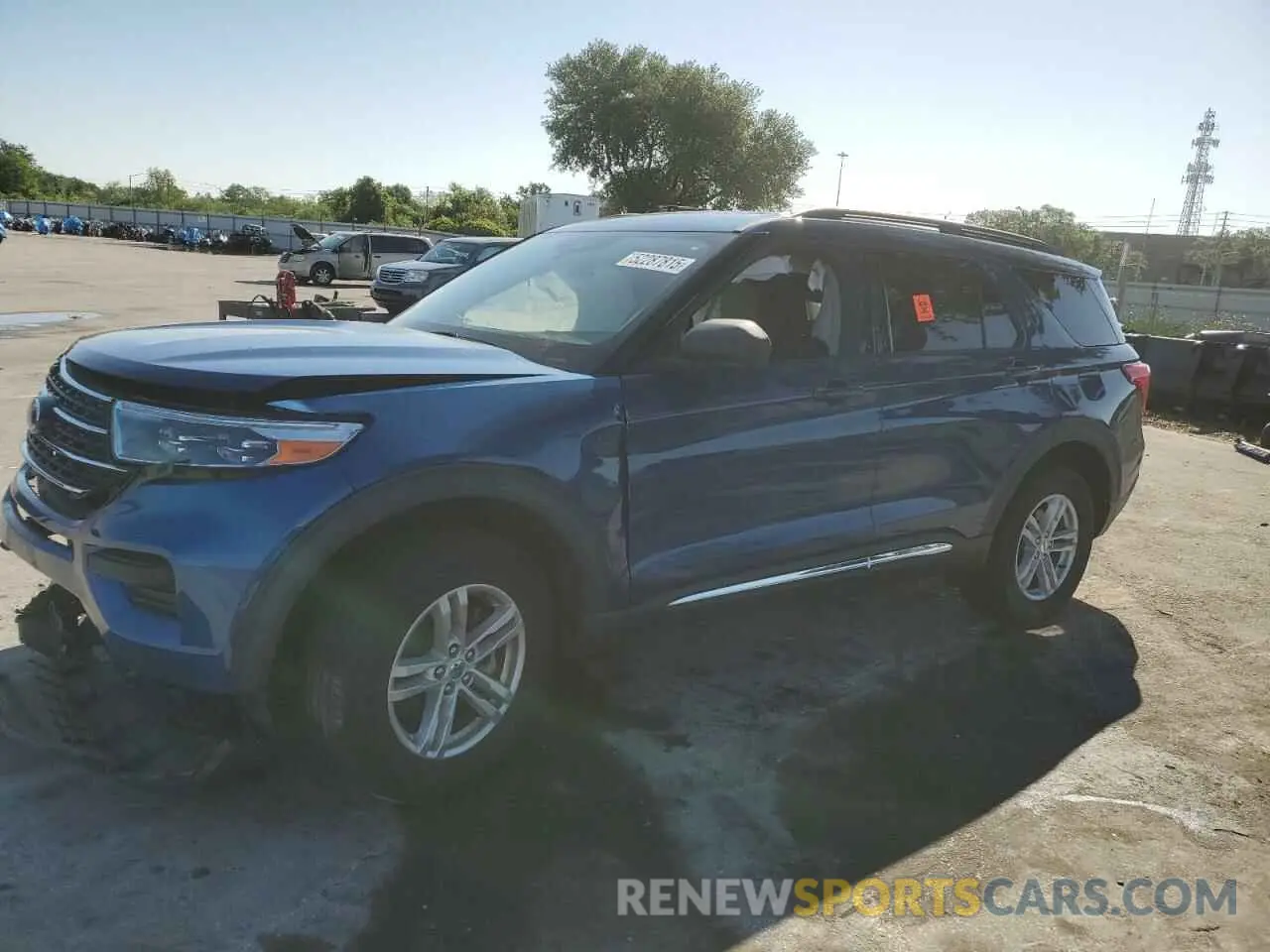 1 Photograph of a damaged car 1FMSK7DH7MGA57087 FORD EXPLORER 2021