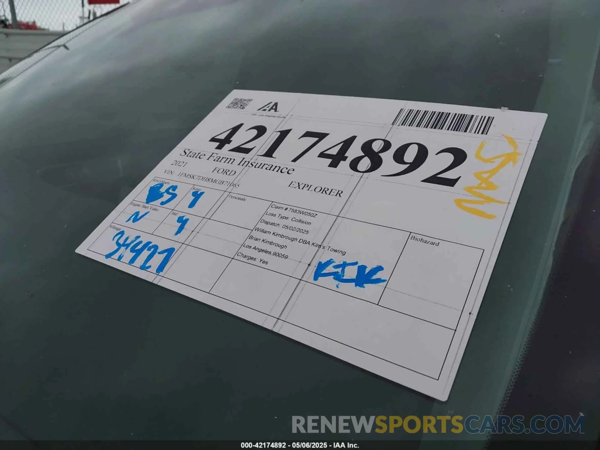 18 Photograph of a damaged car 1FMSK7DH8MGB71065 FORD EXPLORER 2021