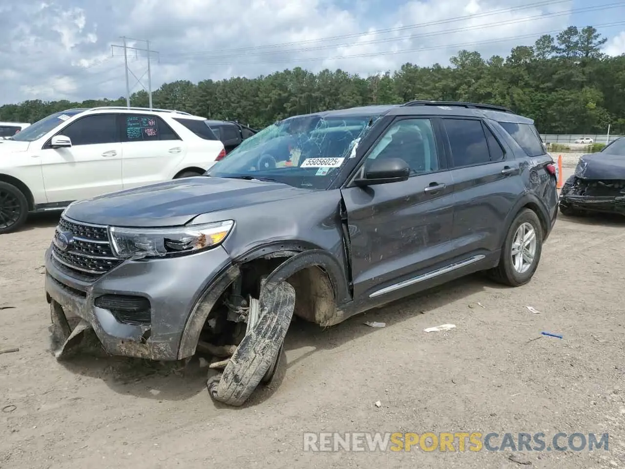 1 Photograph of a damaged car 1FMSK7DH9MGB12087 FORD EXPLORER 2021