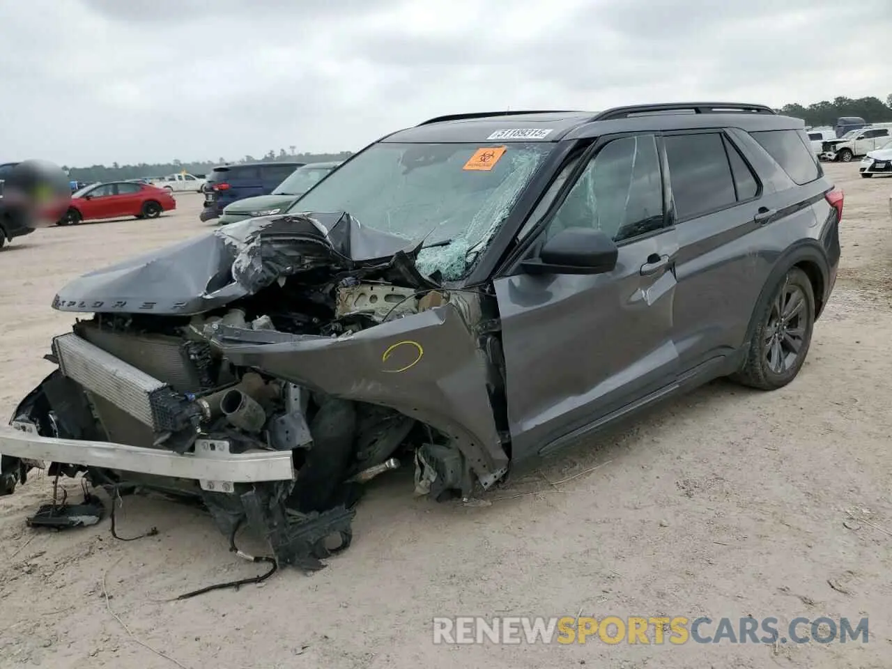 1 Photograph of a damaged car 1FMSK7DH9MGB95441 FORD EXPLORER 2021