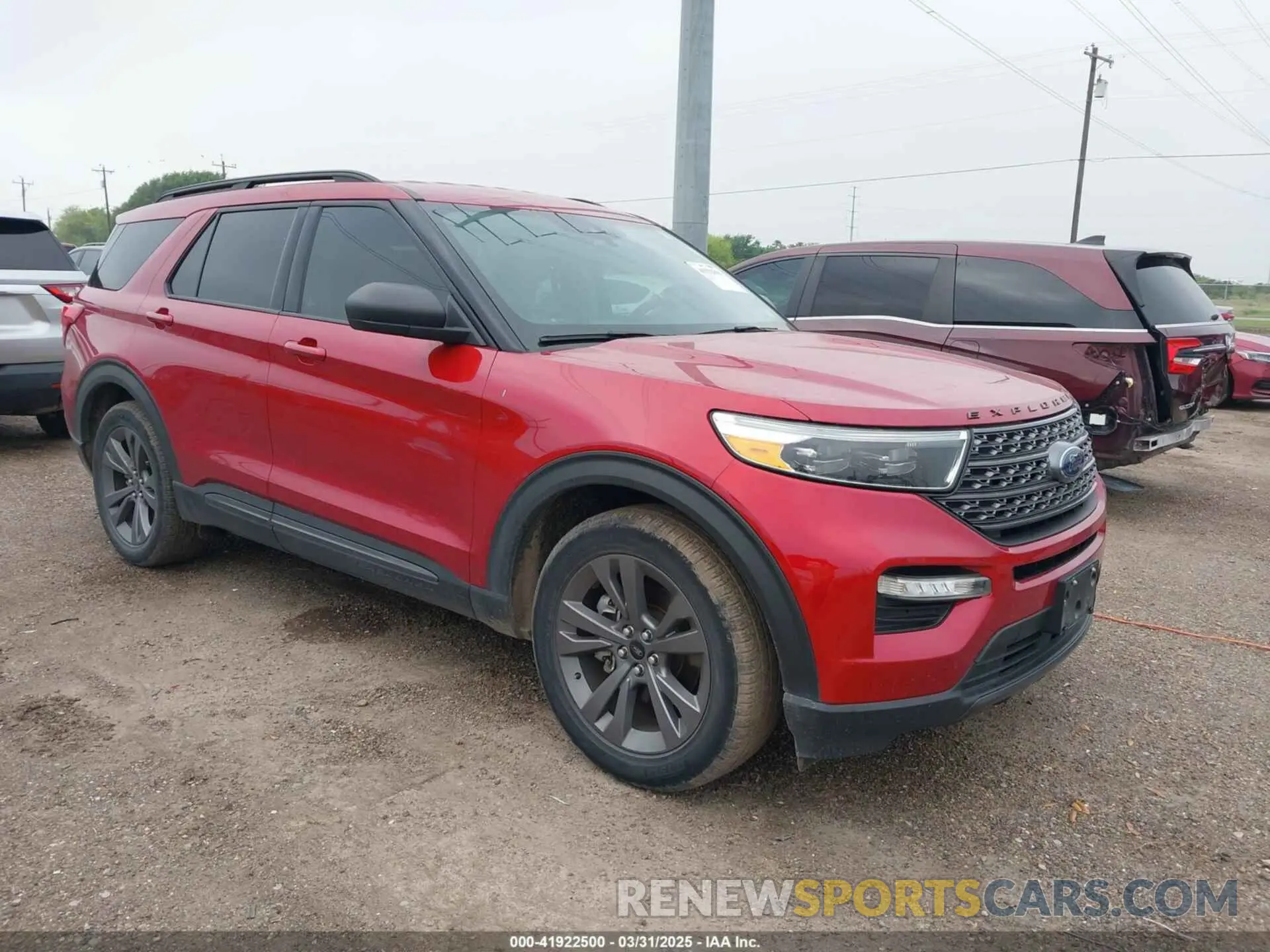1 Photograph of a damaged car 1FMSK7DHXMGA81674 FORD EXPLORER 2021