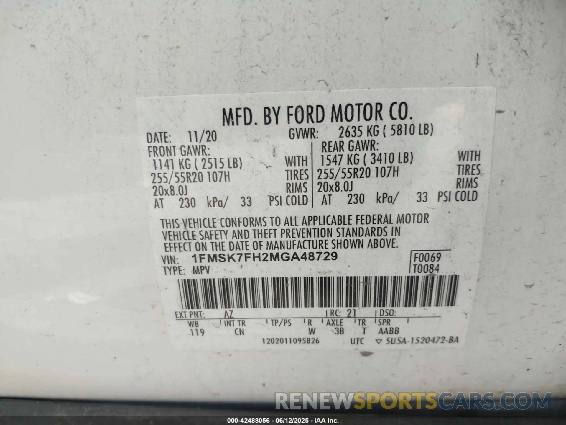 9 Photograph of a damaged car 1FMSK7FH2MGA48729 FORD EXPLORER 2021