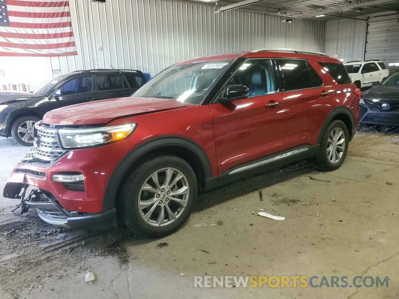 1 Photograph of a damaged car 1FMSK7FH9MGB07193 FORD EXPLORER 2021