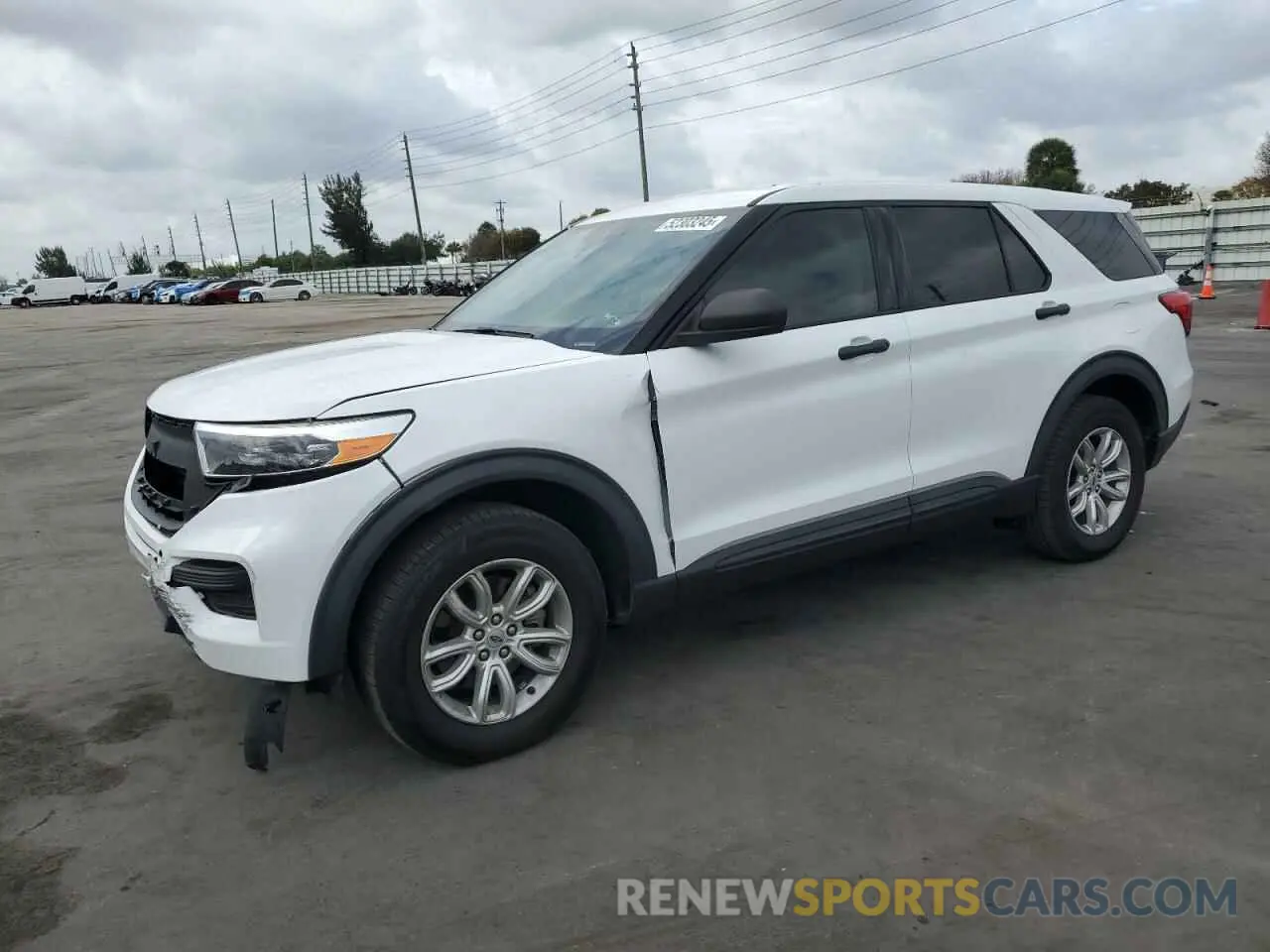 1 Photograph of a damaged car 1FMSK8BH5MGB12550 FORD EXPLORER 2021