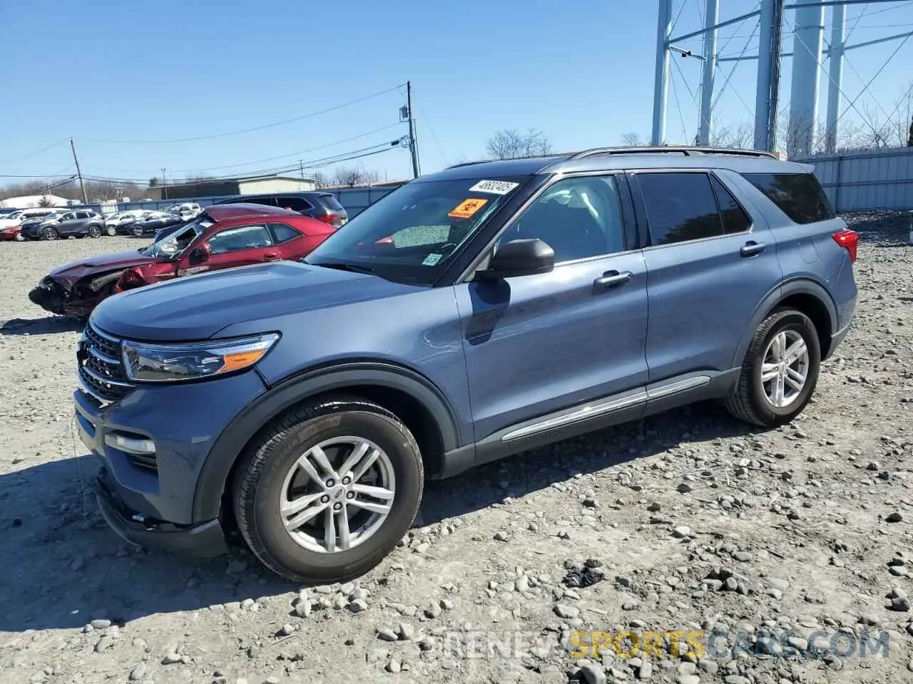 1 Photograph of a damaged car 1FMSK8DH1MGA21739 FORD EXPLORER 2021