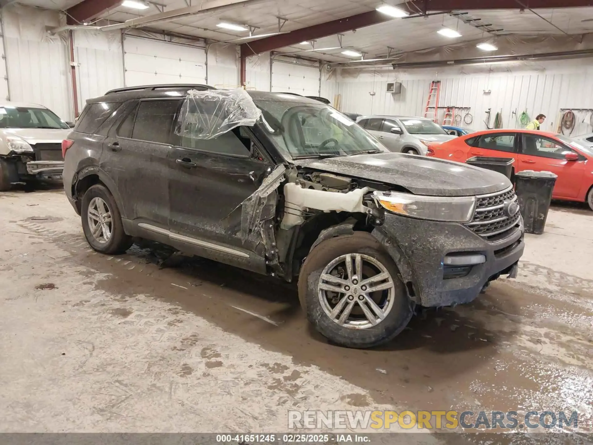 1 Photograph of a damaged car 1FMSK8DH1MGB69650 FORD EXPLORER 2021