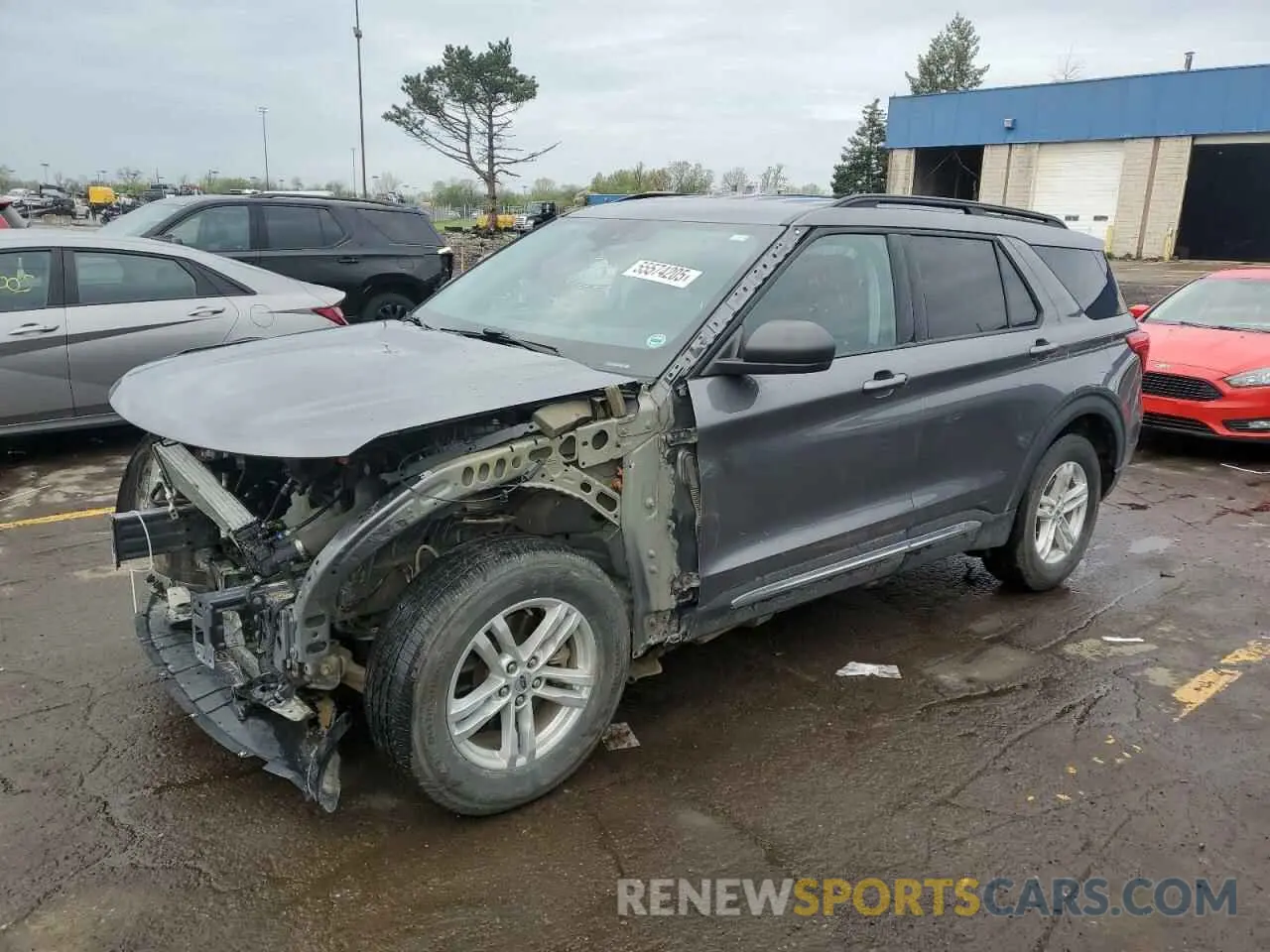 1 Photograph of a damaged car 1FMSK8DH2MGA81013 FORD EXPLORER 2021