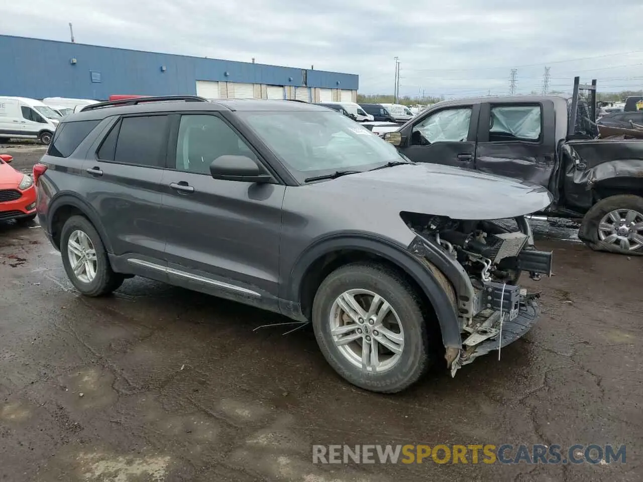 4 Photograph of a damaged car 1FMSK8DH2MGA81013 FORD EXPLORER 2021