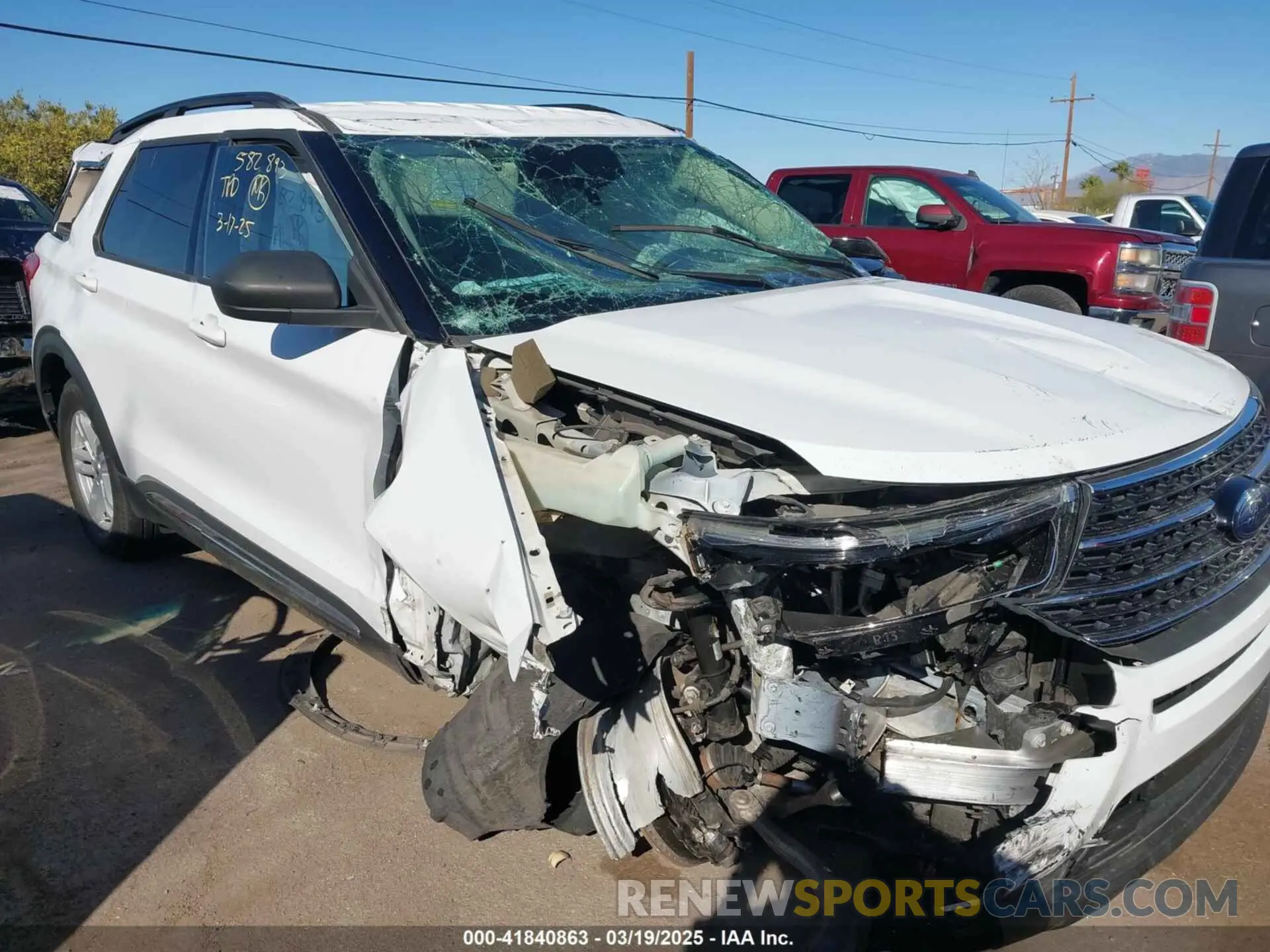 1 Photograph of a damaged car 1FMSK8DH2MGA95784 FORD EXPLORER 2021