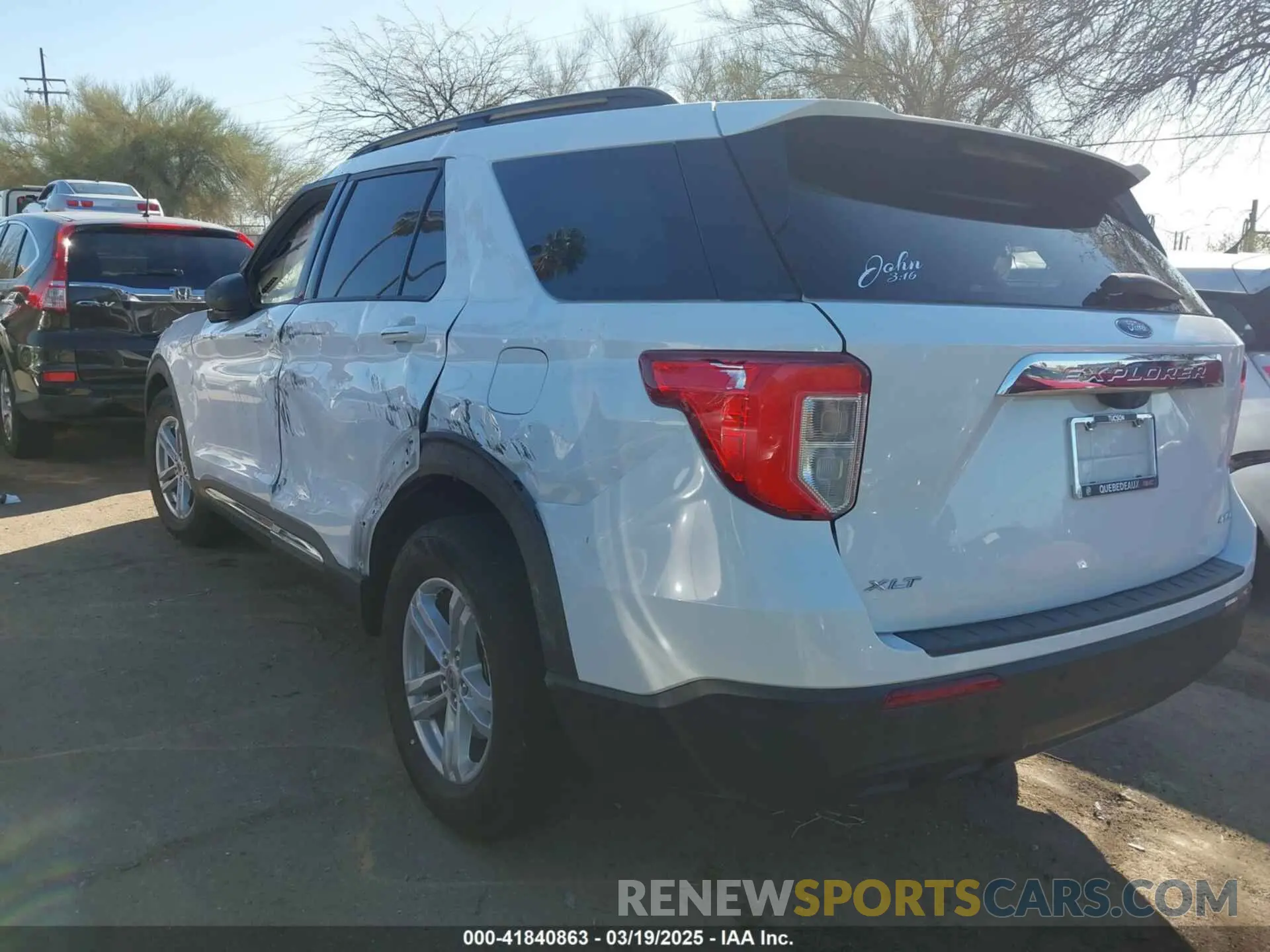 3 Photograph of a damaged car 1FMSK8DH2MGA95784 FORD EXPLORER 2021