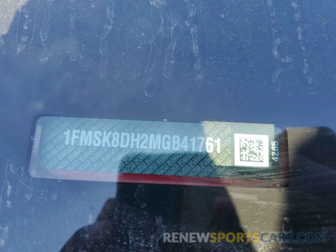13 Photograph of a damaged car 1FMSK8DH2MGB41761 FORD EXPLORER 2021