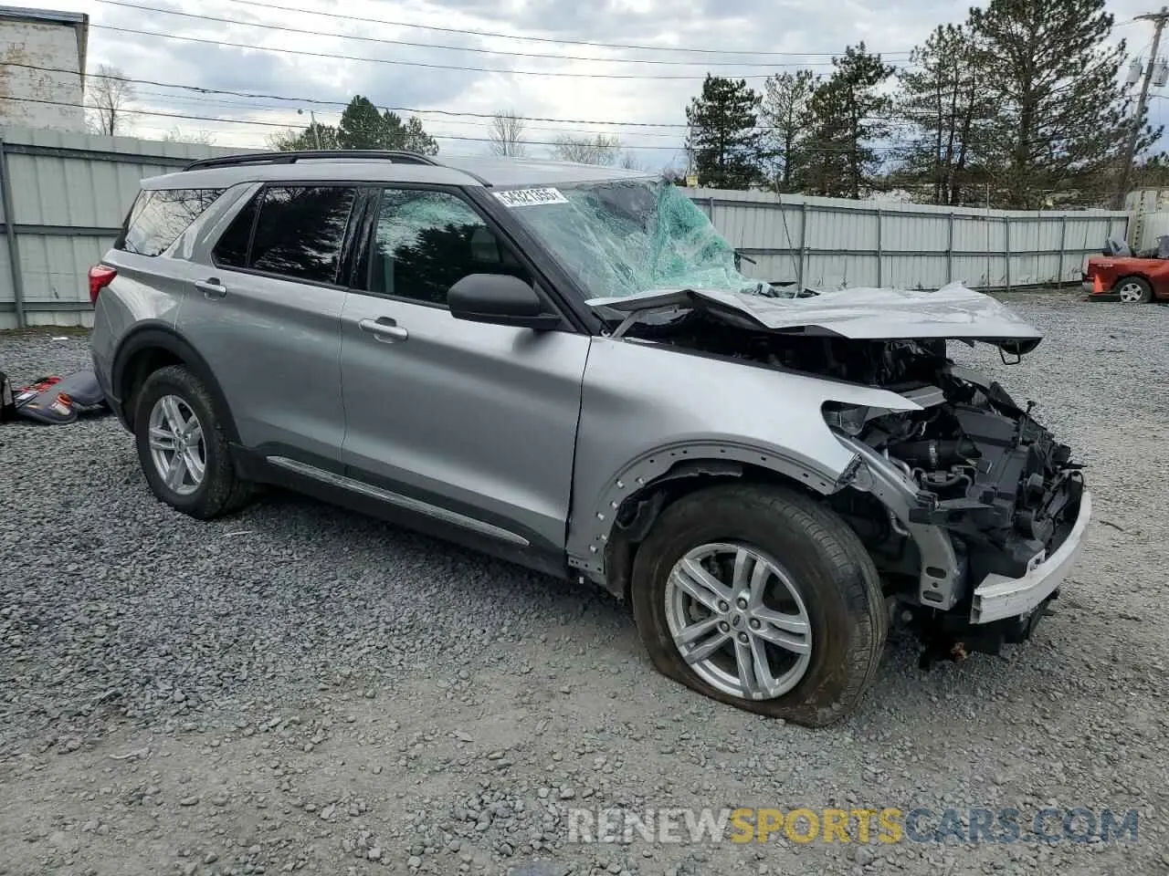 4 Photograph of a damaged car 1FMSK8DH2MGB86005 FORD EXPLORER 2021