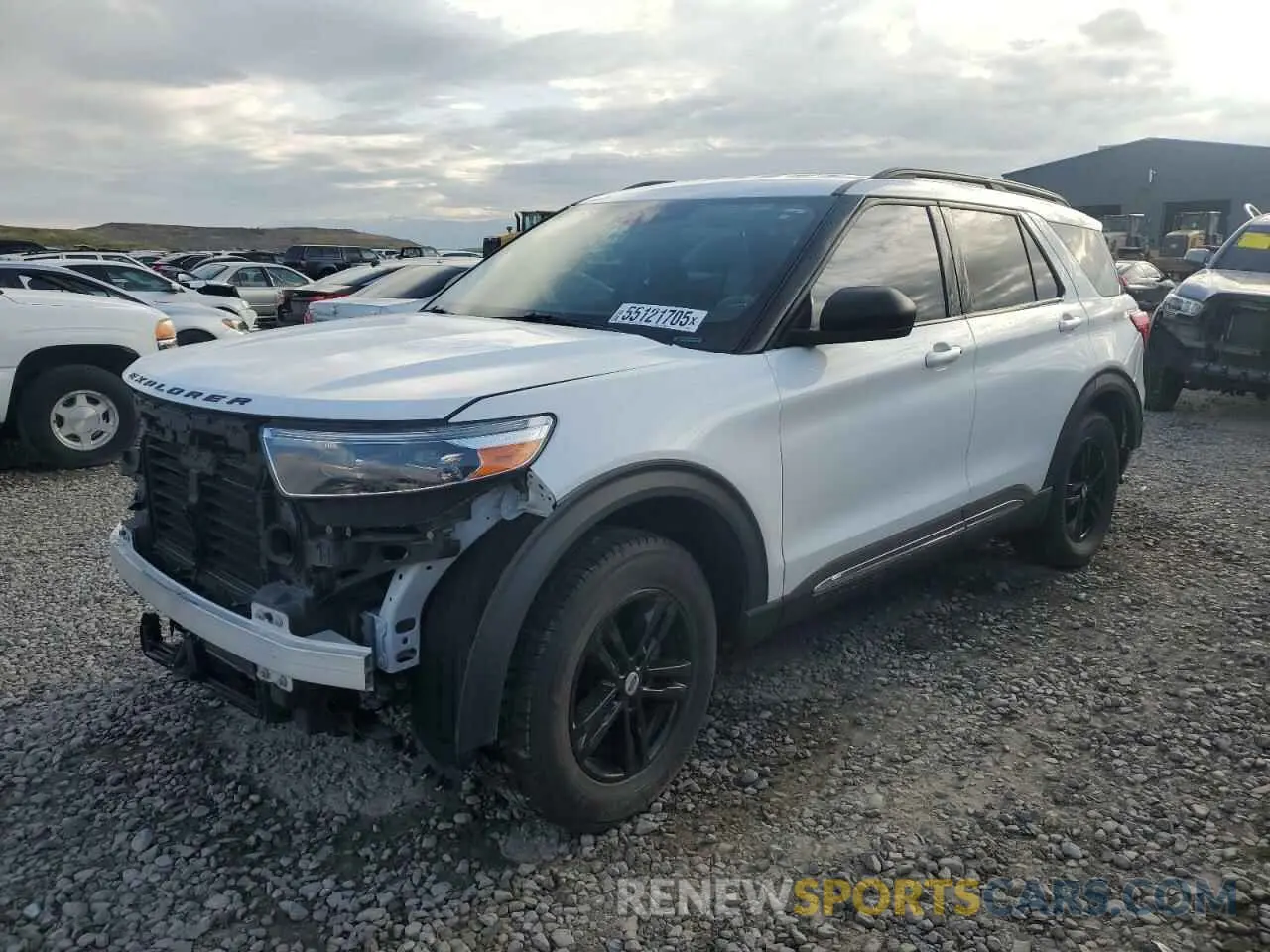 1 Photograph of a damaged car 1FMSK8DH4MGB02458 FORD EXPLORER 2021