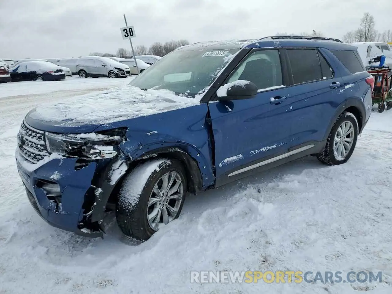 1 Photograph of a damaged car 1FMSK8DH7MGA04251 FORD EXPLORER 2021