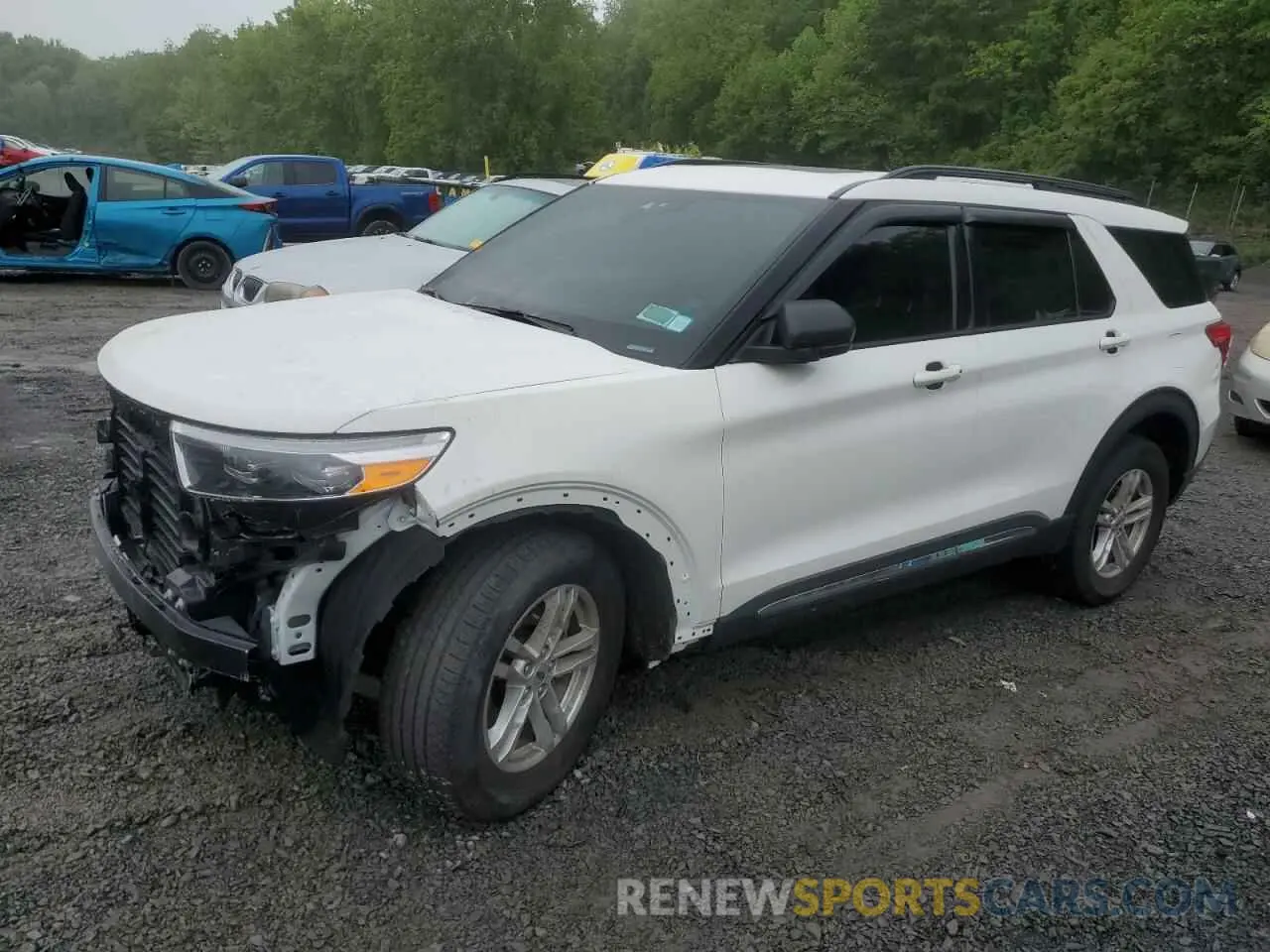 1 Photograph of a damaged car 1FMSK8DH8MGA75927 FORD EXPLORER 2021