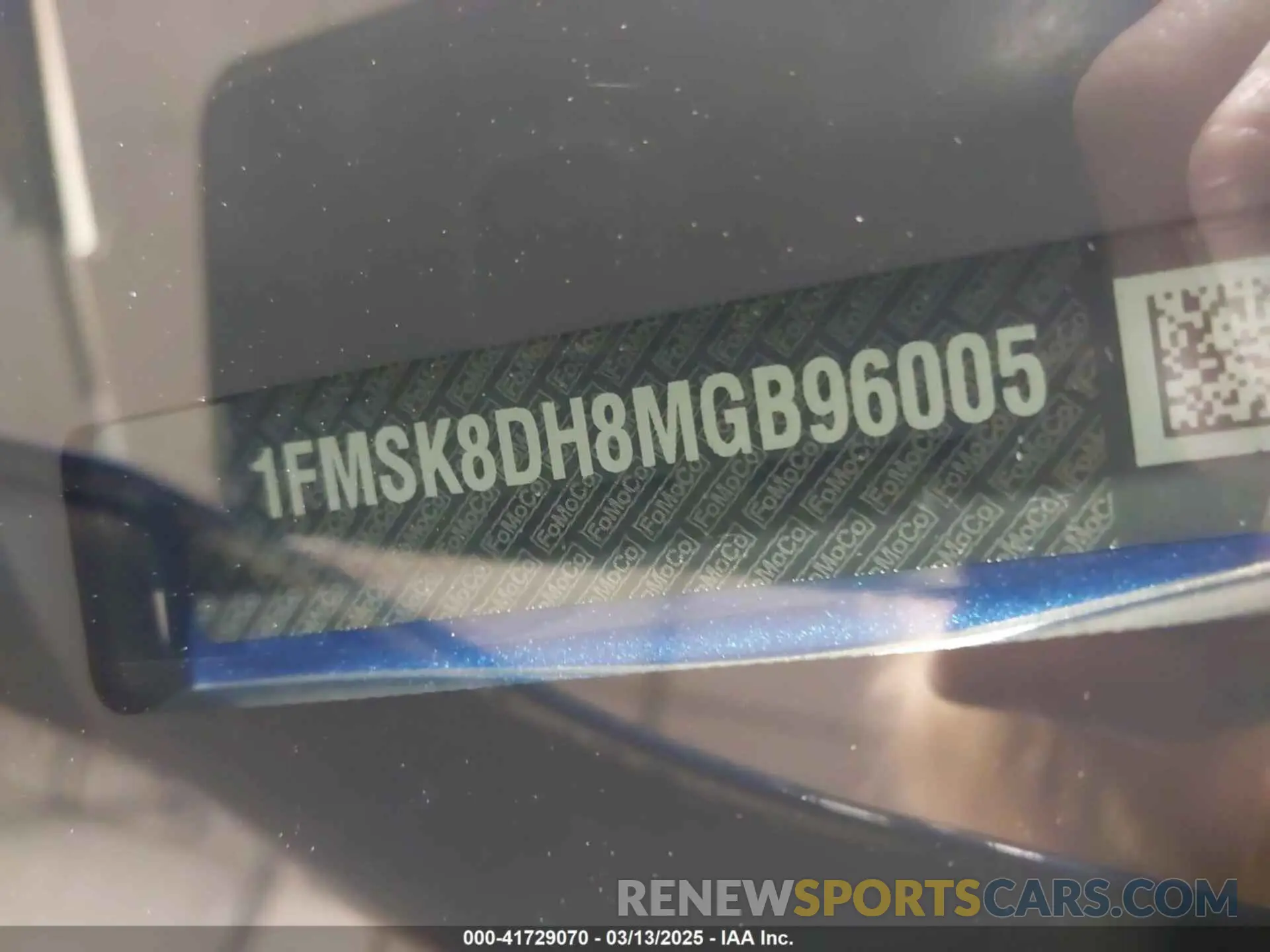 9 Photograph of a damaged car 1FMSK8DH8MGB96005 FORD EXPLORER 2021