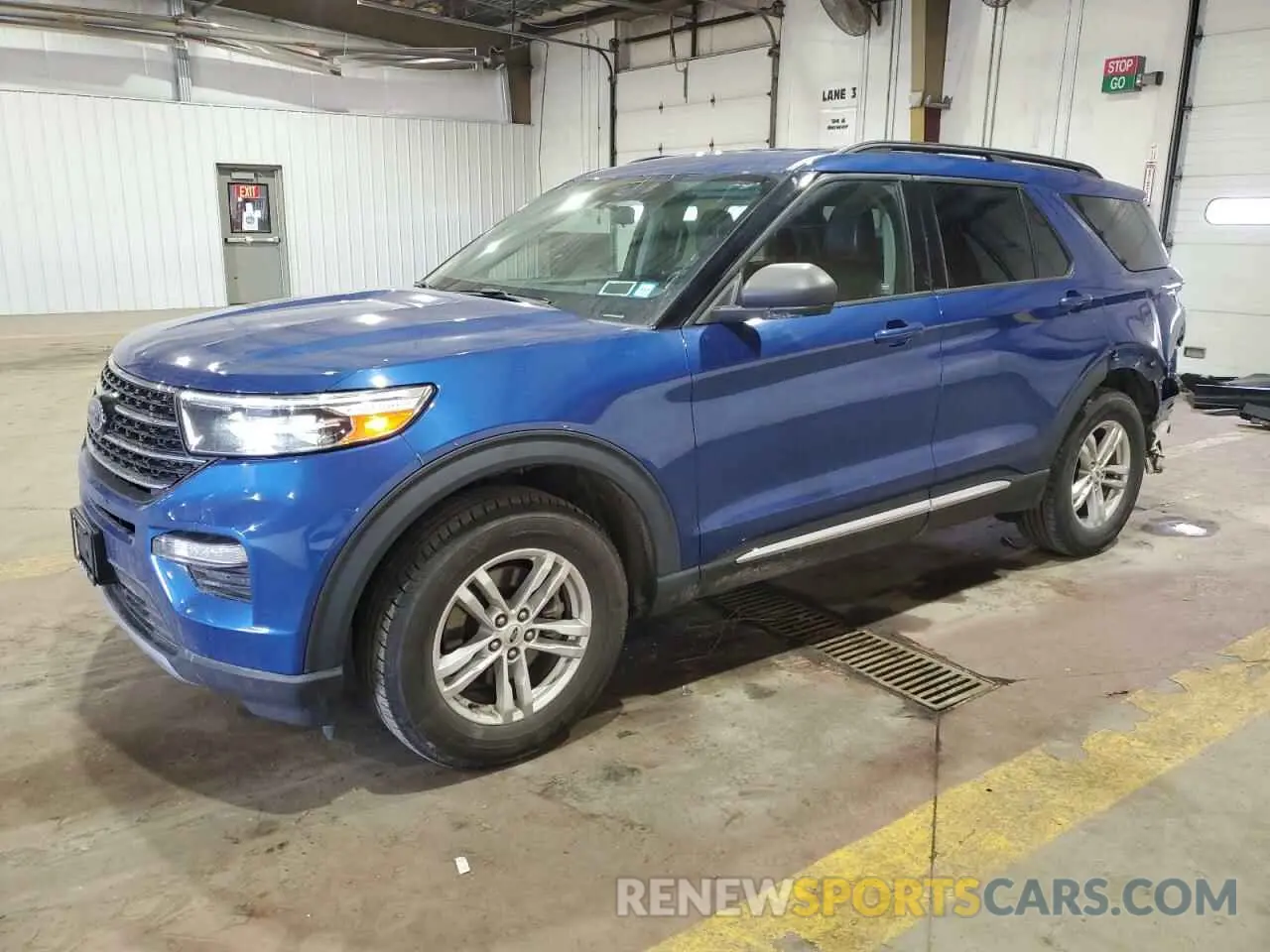 1 Photograph of a damaged car 1FMSK8DH9MGA66914 FORD EXPLORER 2021