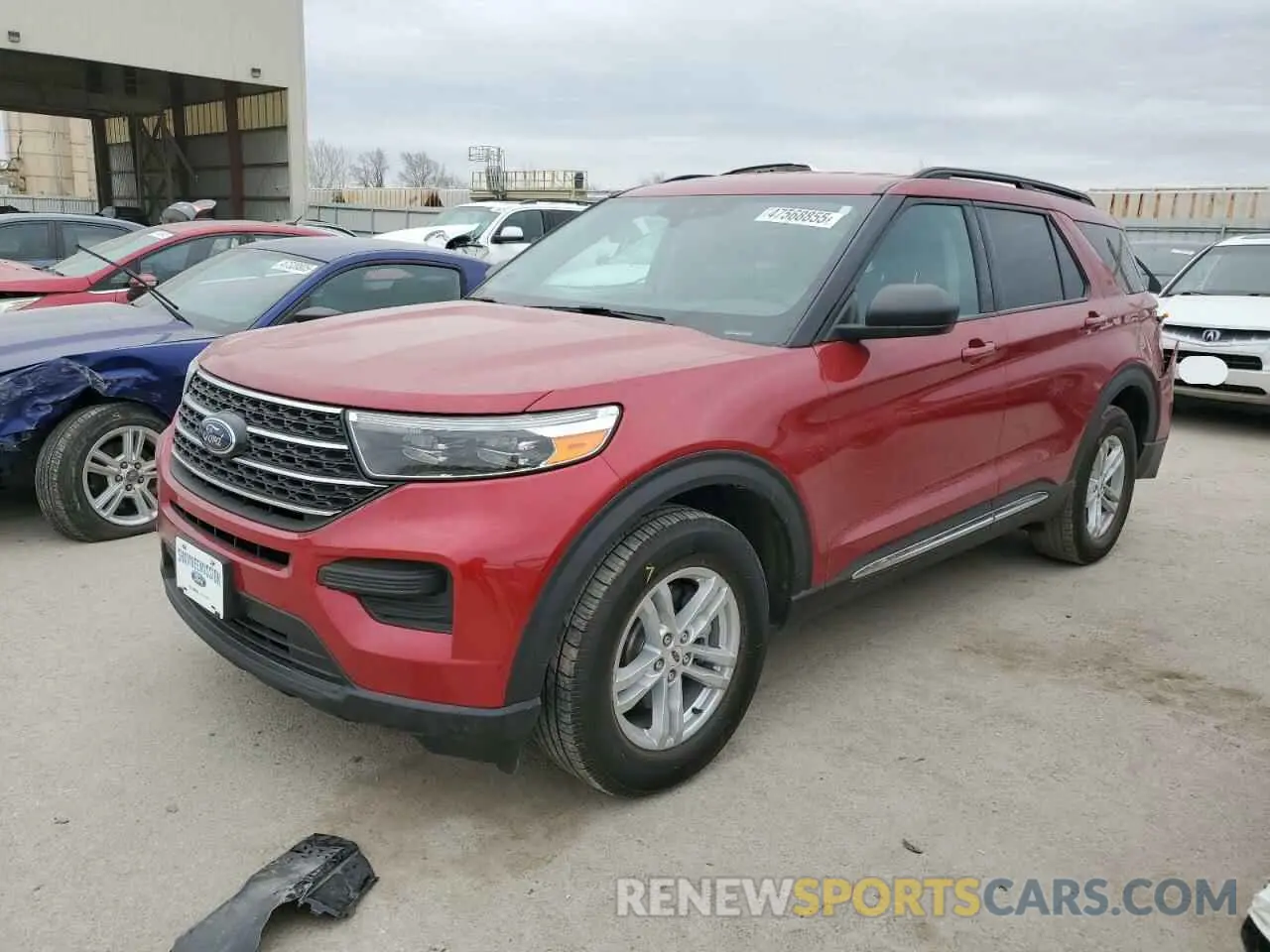 1 Photograph of a damaged car 1FMSK8DH9MGA82756 FORD EXPLORER 2021