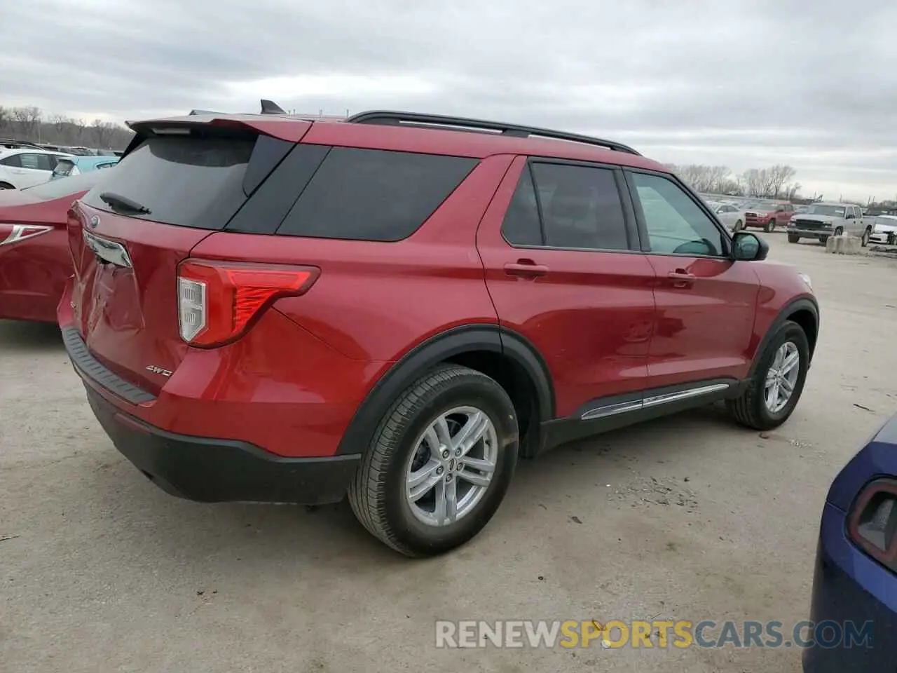 3 Photograph of a damaged car 1FMSK8DH9MGA82756 FORD EXPLORER 2021