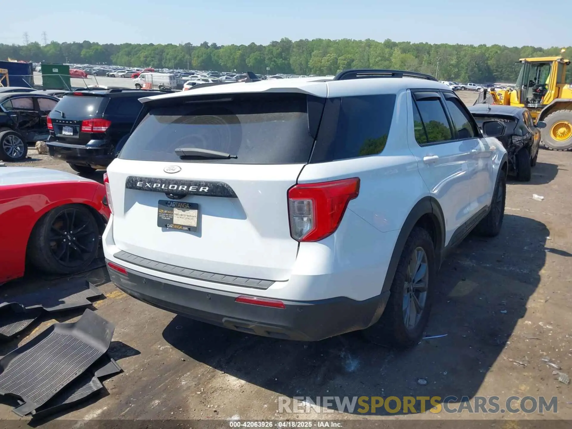 4 Photograph of a damaged car 1FMSK8DH9MGB75390 FORD EXPLORER 2021