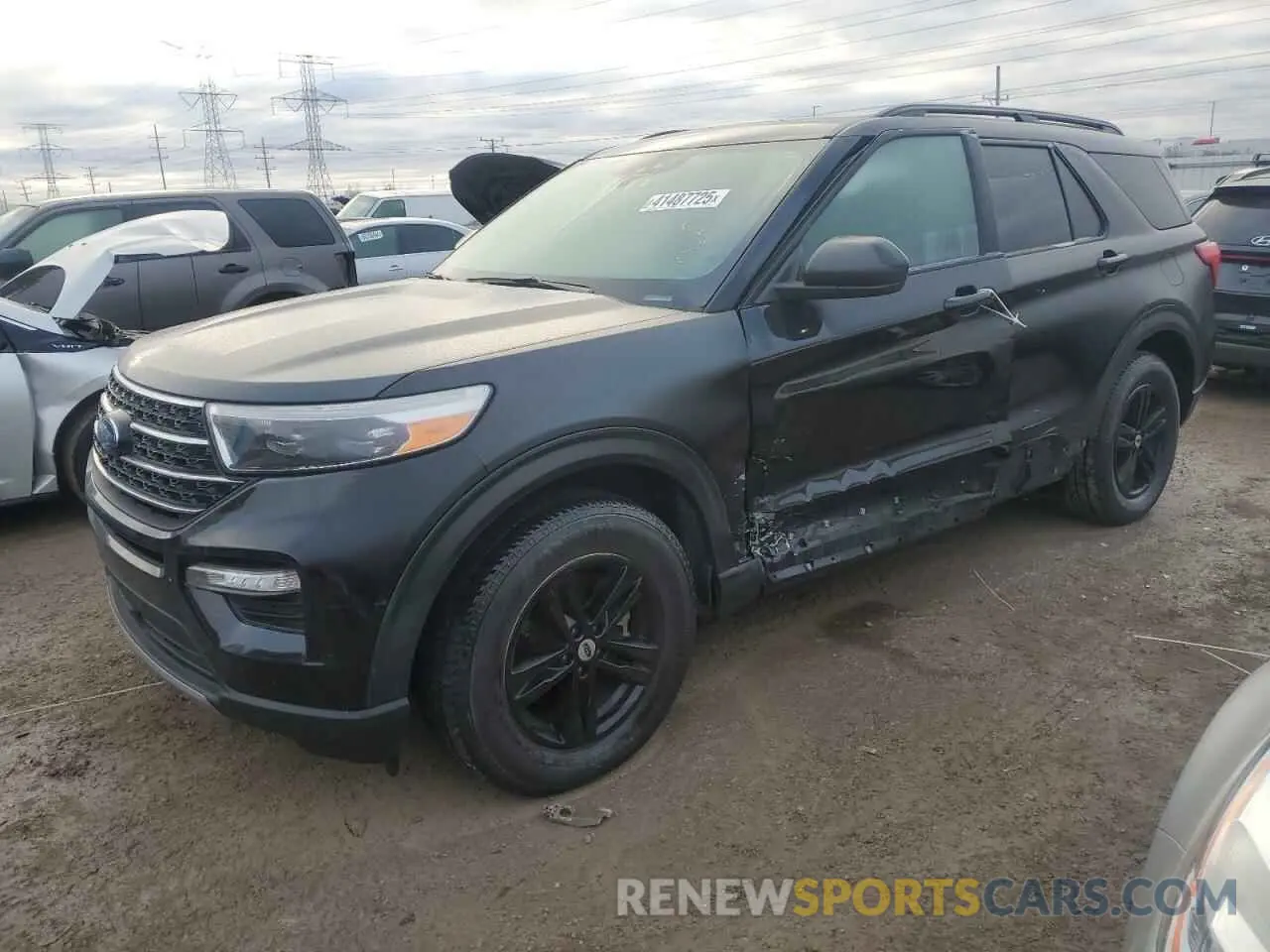 1 Photograph of a damaged car 1FMSK8DH9MGB87068 FORD EXPLORER 2021
