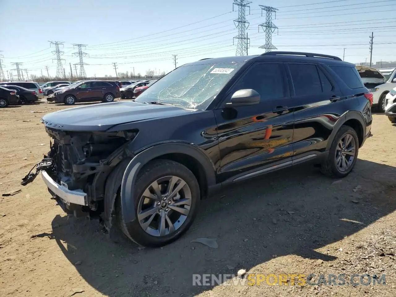 1 Photograph of a damaged car 1FMSK8DH9MGB94747 FORD EXPLORER 2021