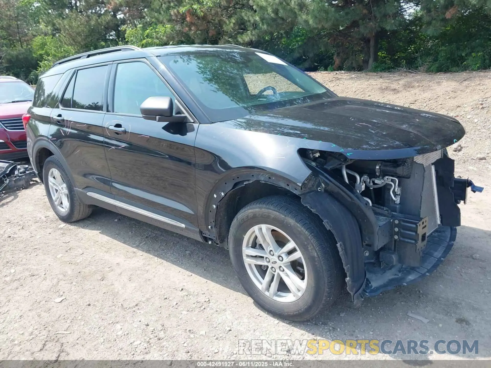 1 Photograph of a damaged car 1FMSK8DHXMGA80403 FORD EXPLORER 2021