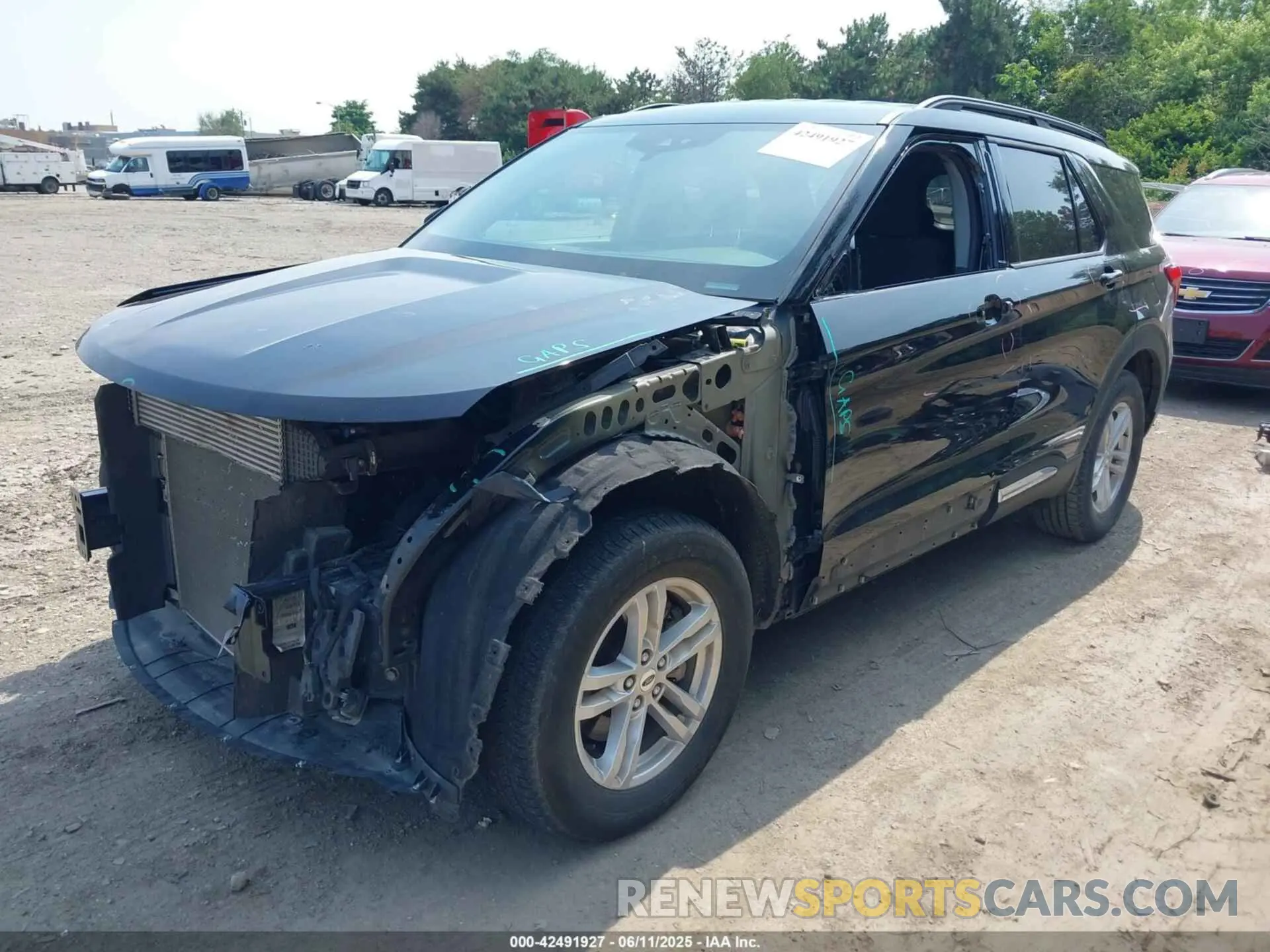 2 Photograph of a damaged car 1FMSK8DHXMGA80403 FORD EXPLORER 2021