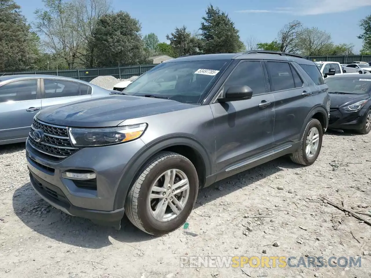 1 Photograph of a damaged car 1FMSK8DHXMGB19958 FORD EXPLORER 2021
