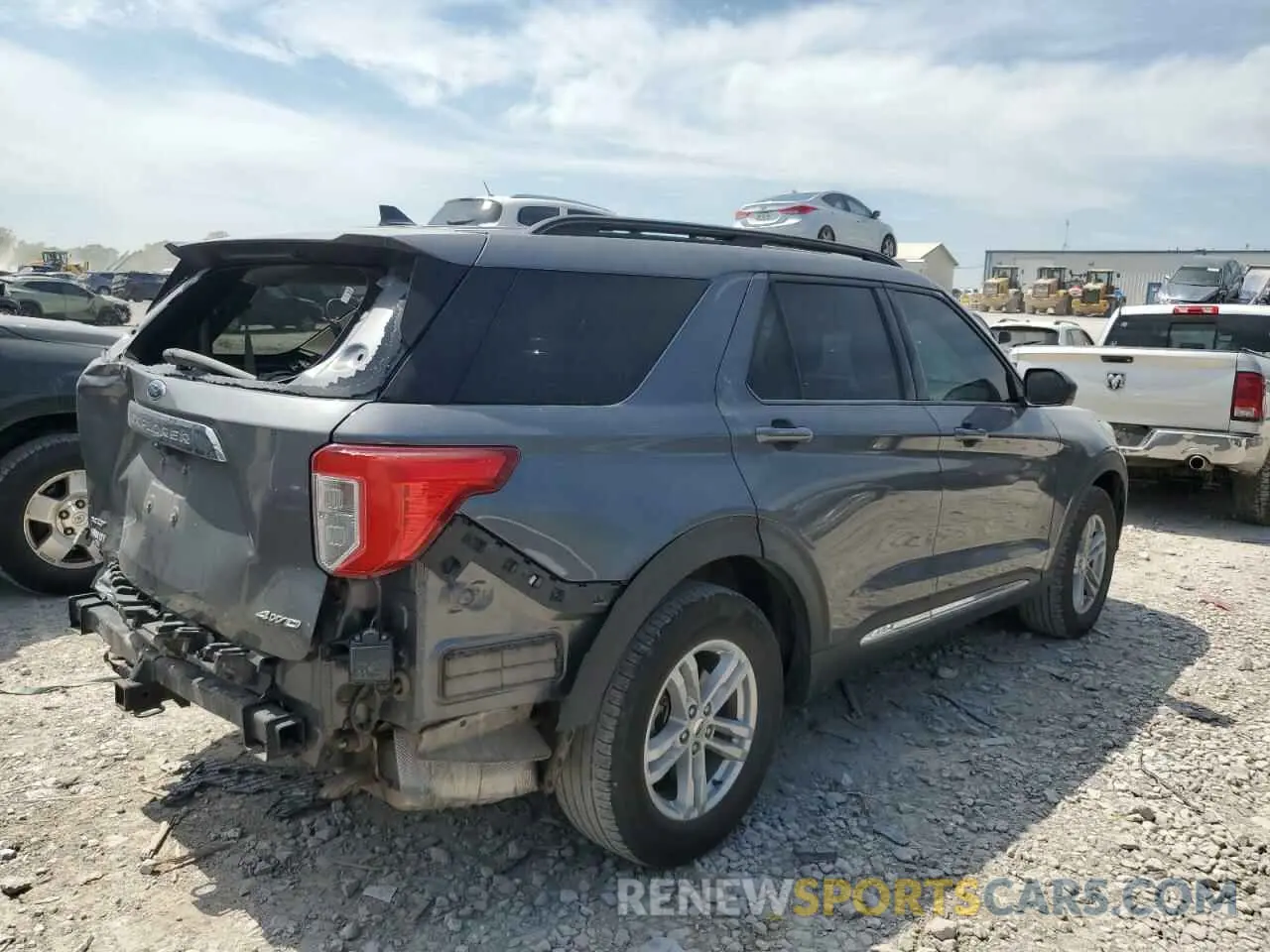 3 Photograph of a damaged car 1FMSK8DHXMGB19958 FORD EXPLORER 2021