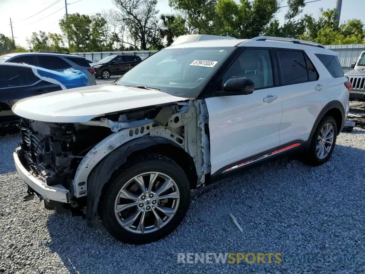 1 Photograph of a damaged car 1FMSK8FH2MGB07719 FORD EXPLORER 2021