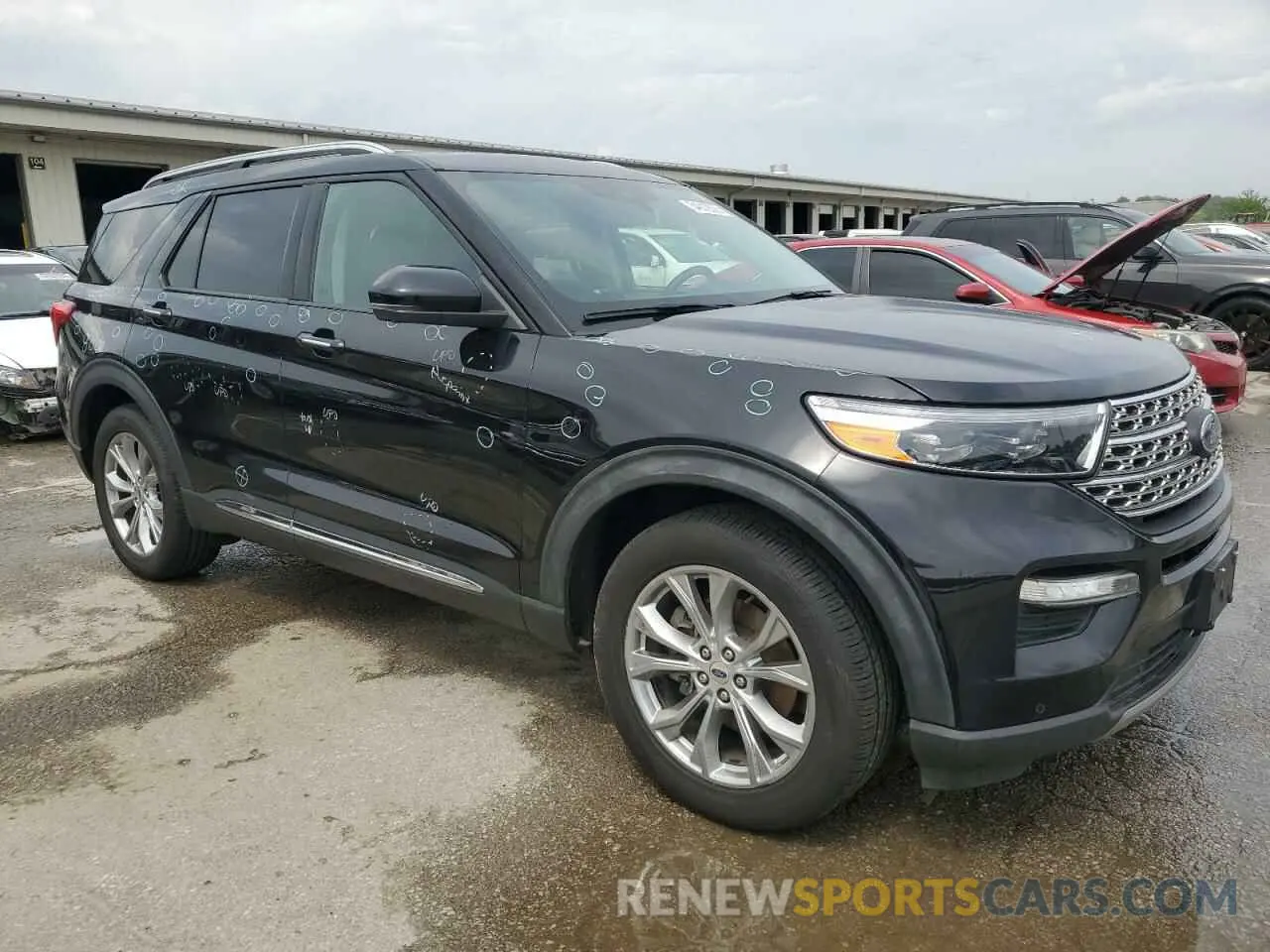 4 Photograph of a damaged car 1FMSK8FH2MGB92075 FORD EXPLORER 2021