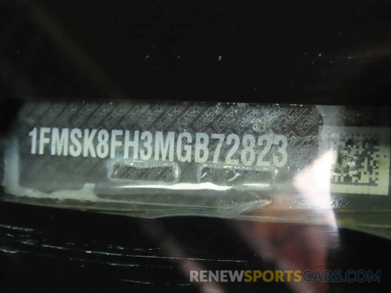 10 Photograph of a damaged car 1FMSK8FH3MGB72823 FORD EXPLORER 2021