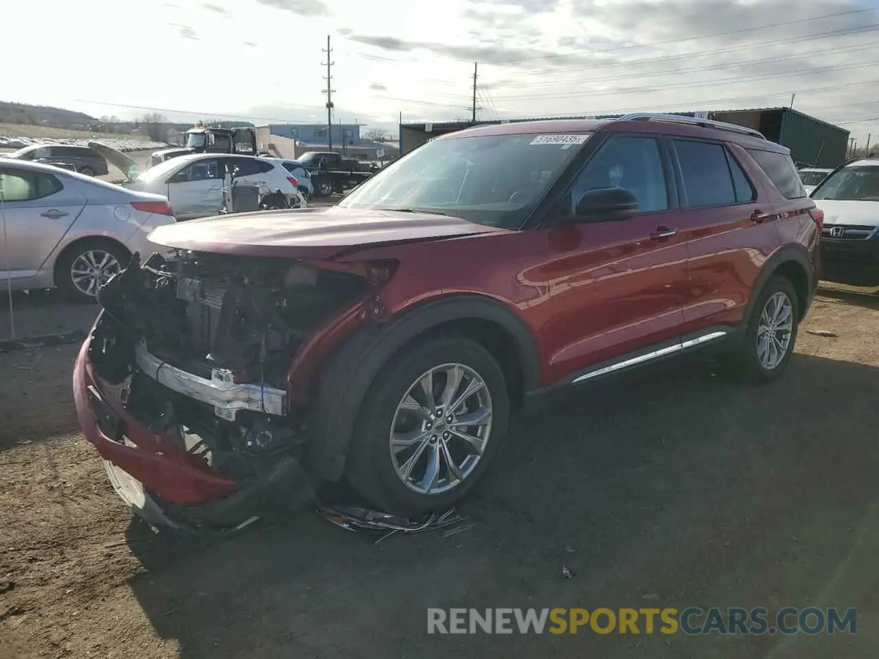 1 Photograph of a damaged car 1FMSK8FH3MGC15766 FORD EXPLORER 2021