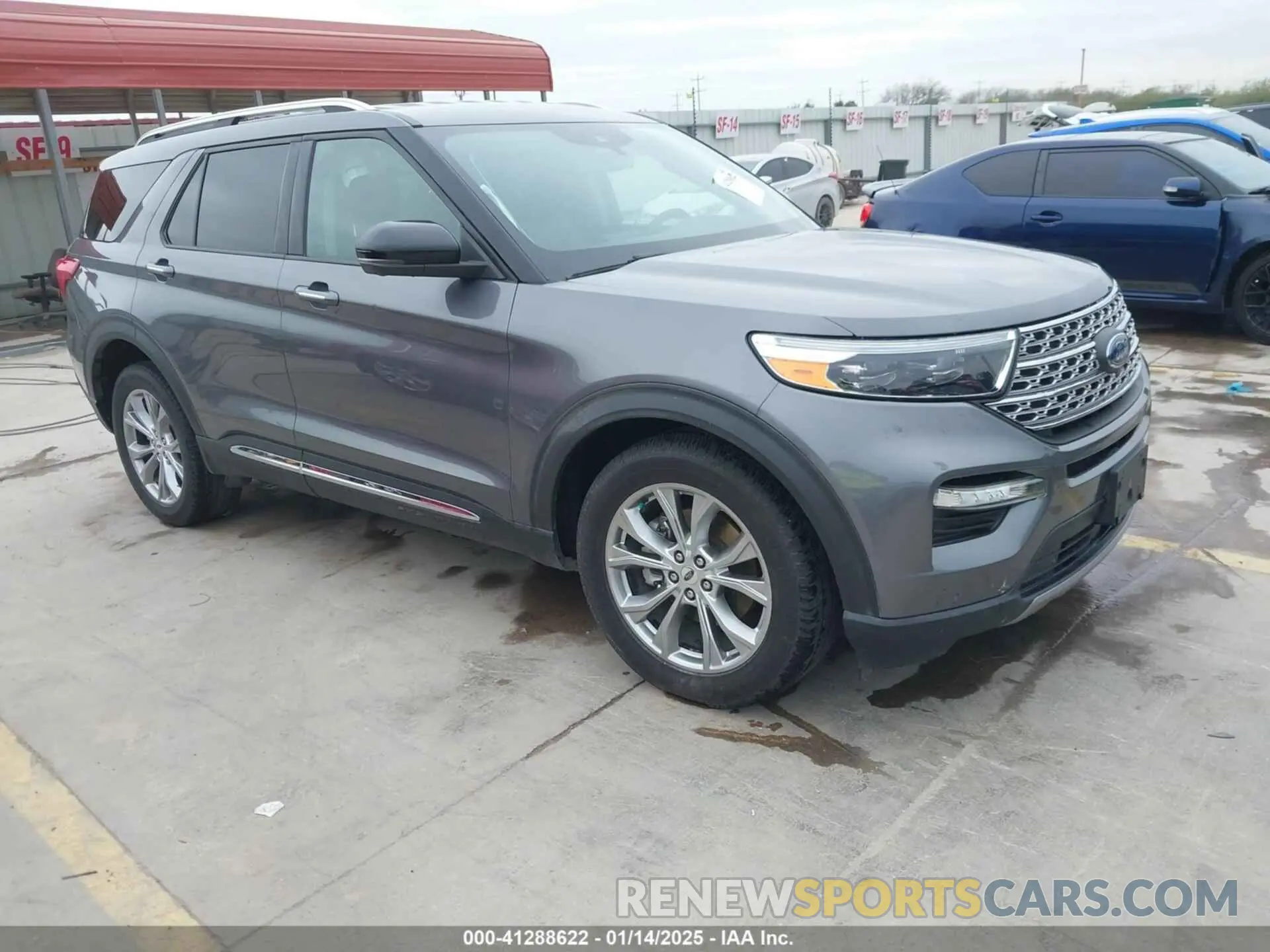 1 Photograph of a damaged car 1FMSK8FH4MGB24960 FORD EXPLORER 2021