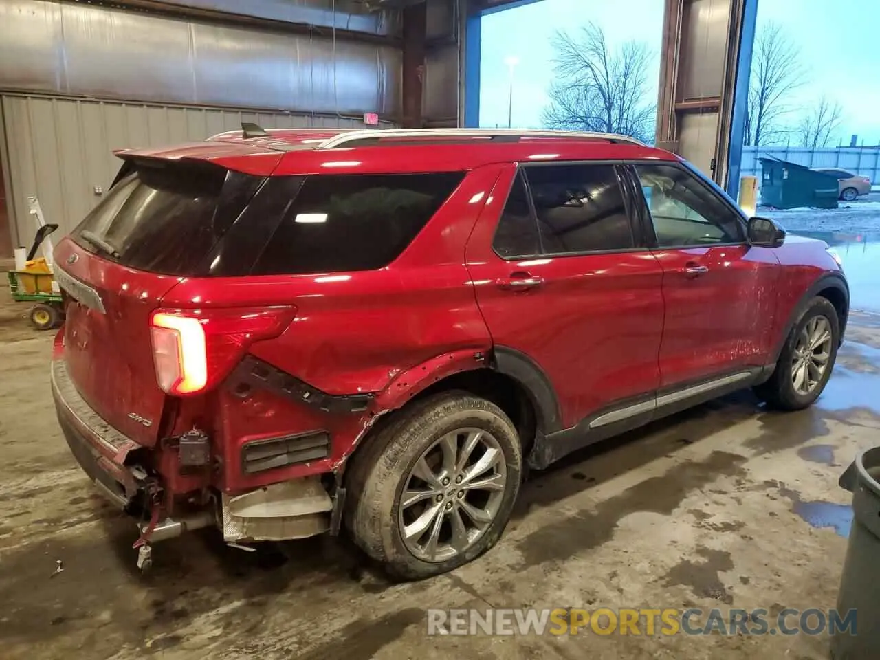3 Photograph of a damaged car 1FMSK8FH5MGB72628 FORD EXPLORER 2021