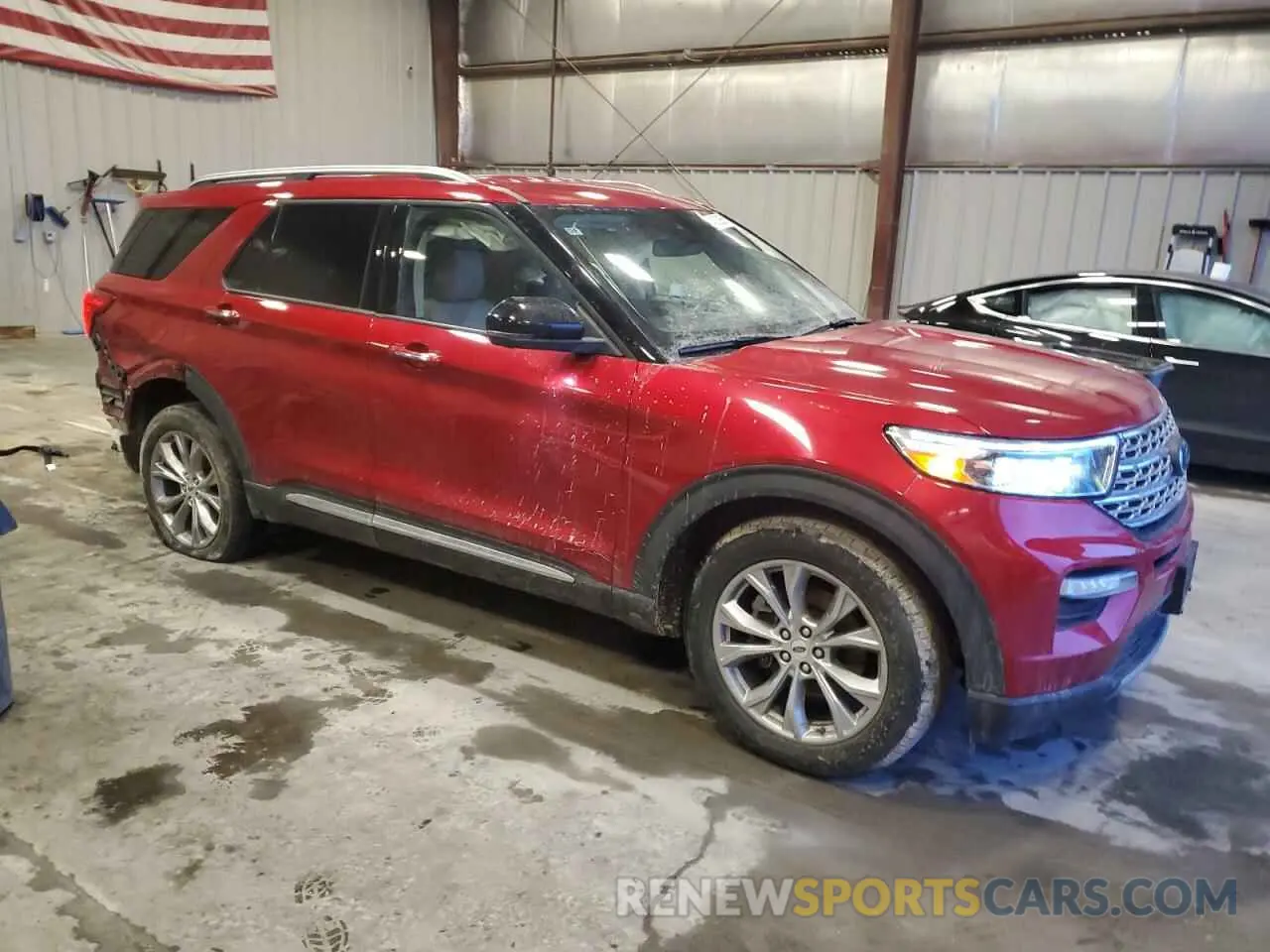 4 Photograph of a damaged car 1FMSK8FH5MGB72628 FORD EXPLORER 2021