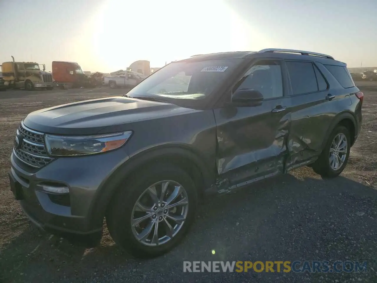1 Photograph of a damaged car 1FMSK8FH5MGC17518 FORD EXPLORER 2021