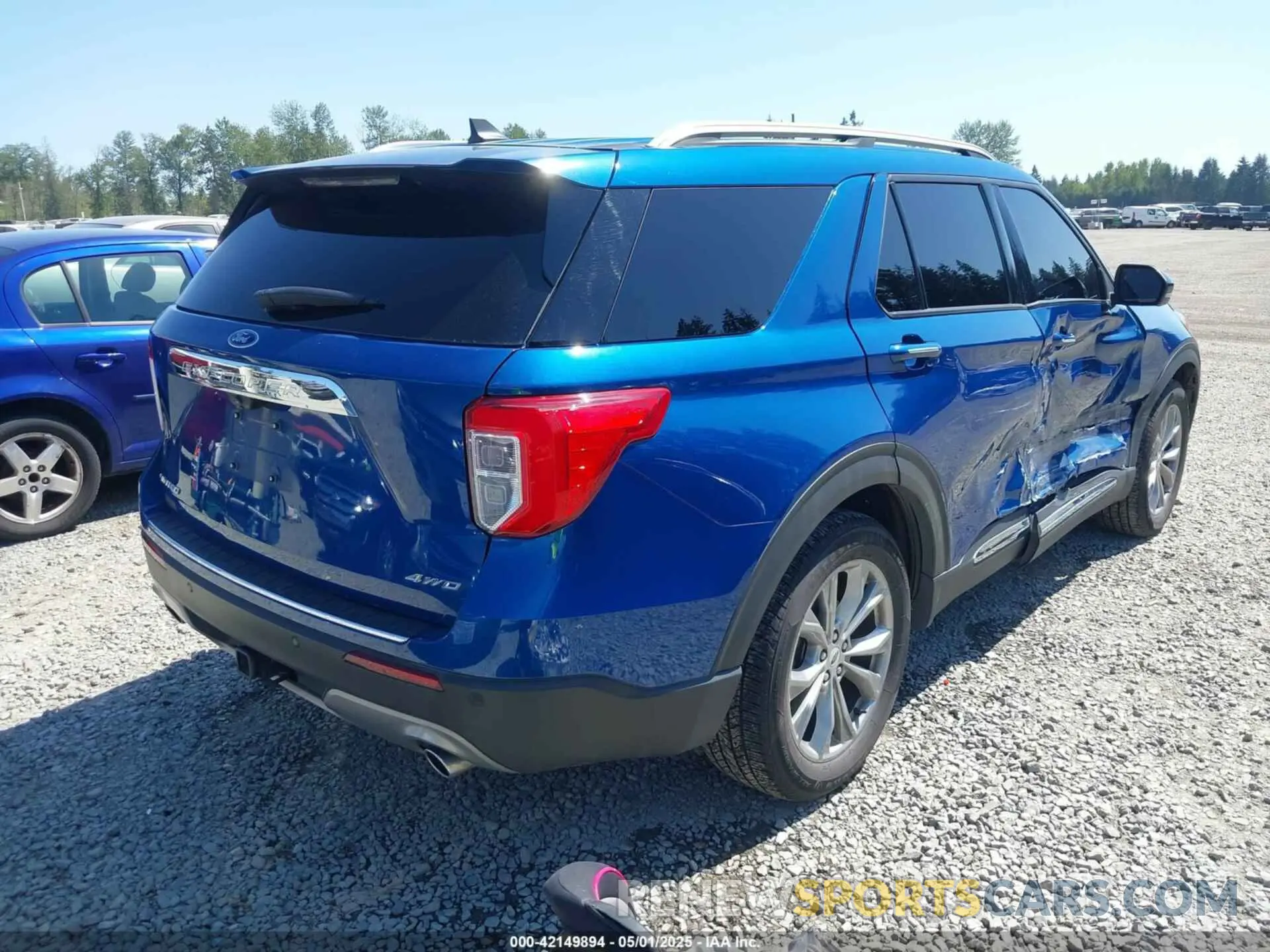 4 Photograph of a damaged car 1FMSK8FH6MGC15180 FORD EXPLORER 2021