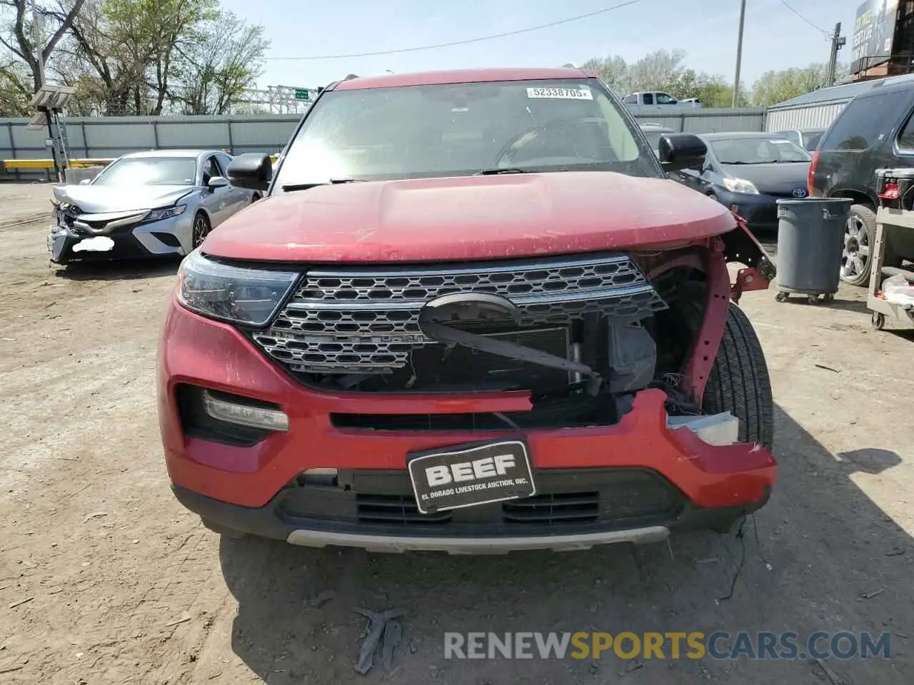 5 Photograph of a damaged car 1FMSK8FH7MGA46156 FORD EXPLORER 2021