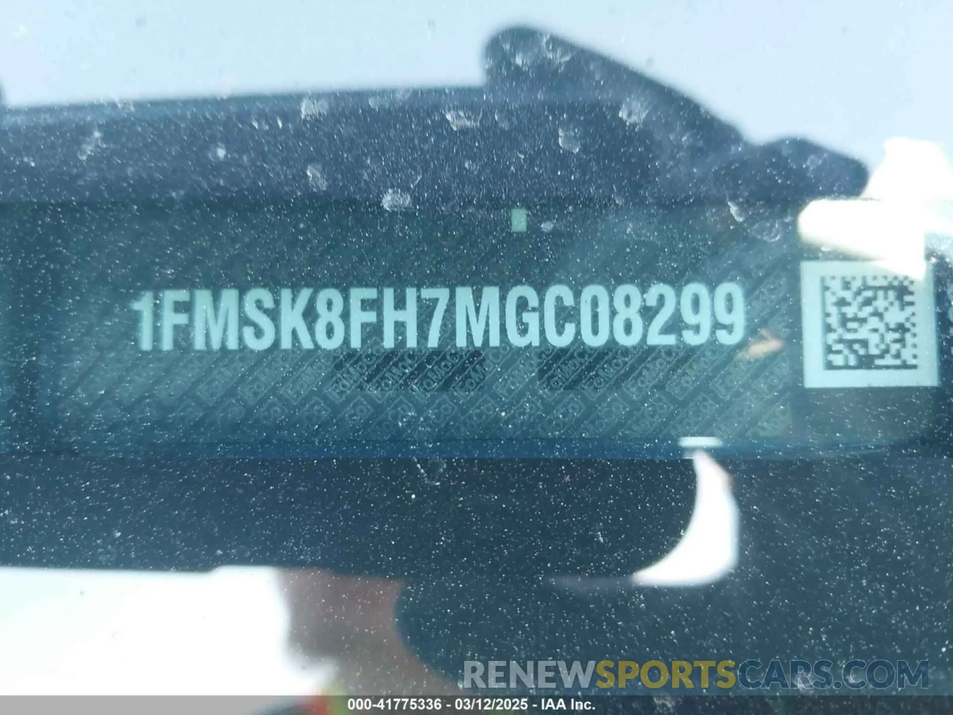 9 Photograph of a damaged car 1FMSK8FH7MGC08299 FORD EXPLORER 2021