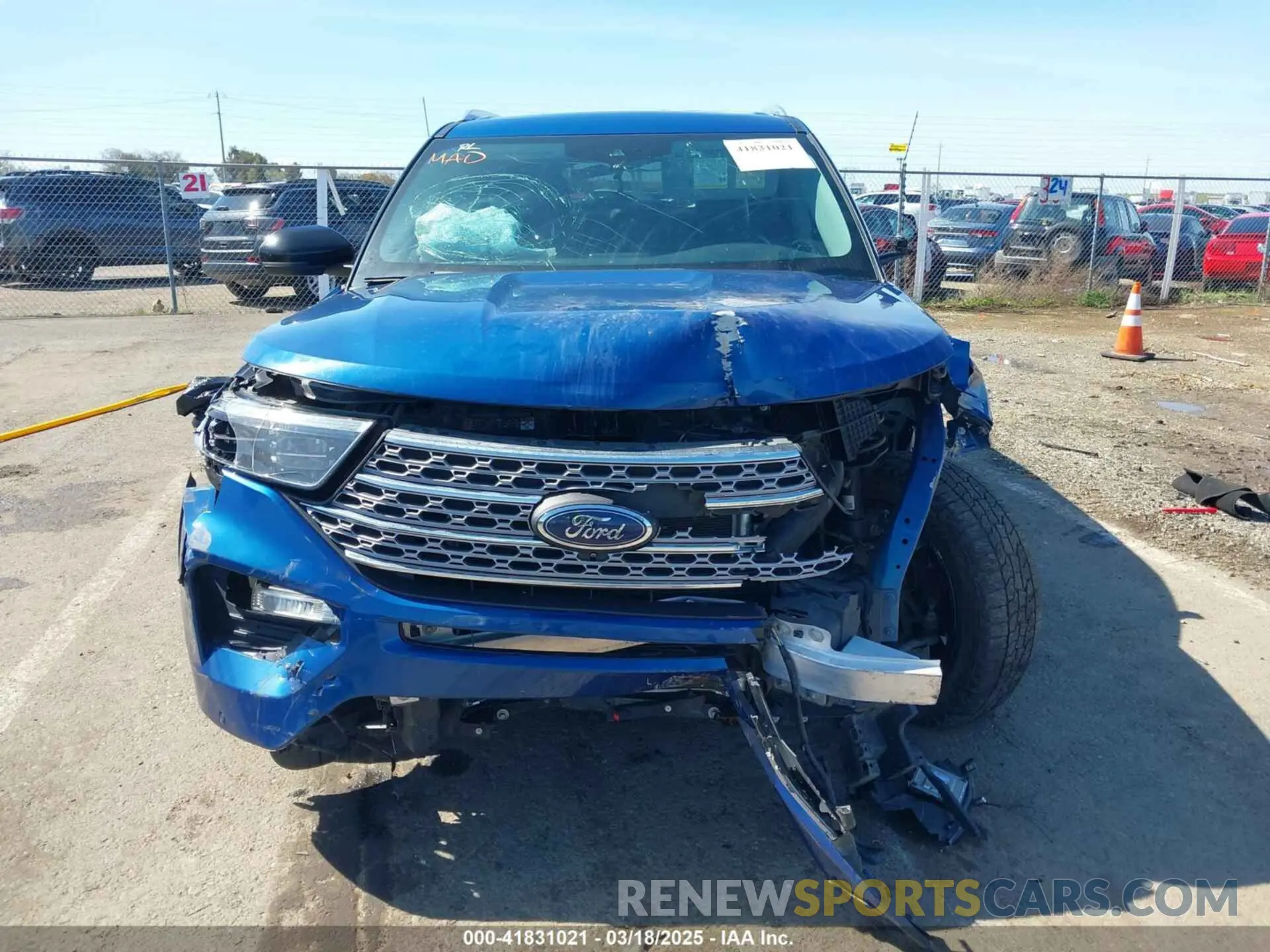 12 Photograph of a damaged car 1FMSK8FH8MGB52907 FORD EXPLORER 2021