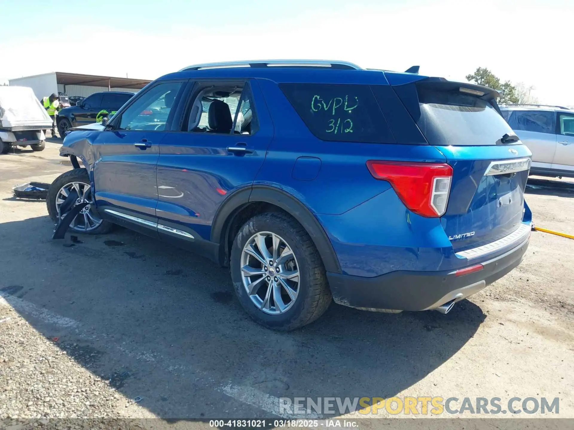 3 Photograph of a damaged car 1FMSK8FH8MGB52907 FORD EXPLORER 2021