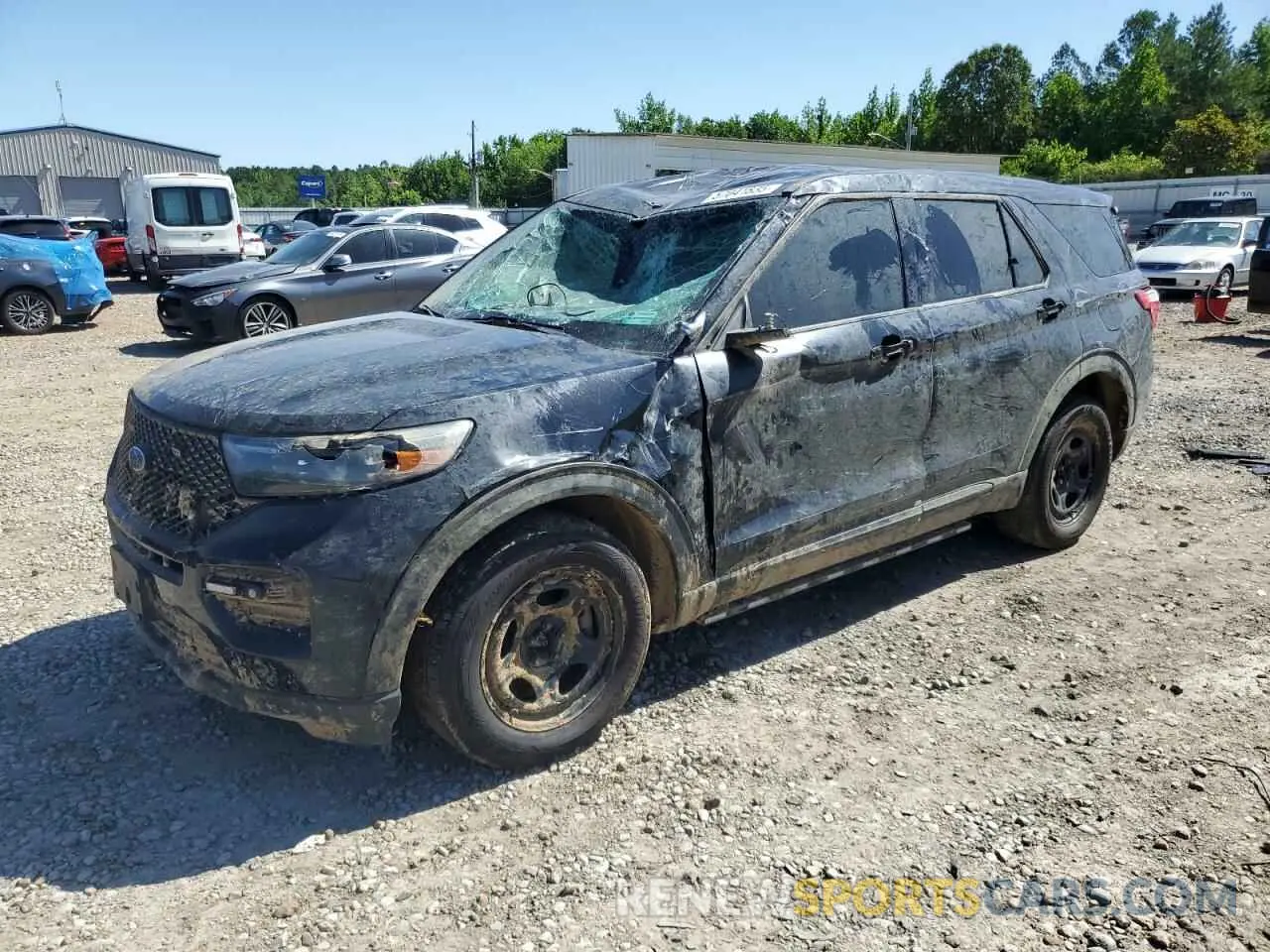 1 Photograph of a damaged car 1FM5K8AB1NGA42248 FORD EXPLORER 2022