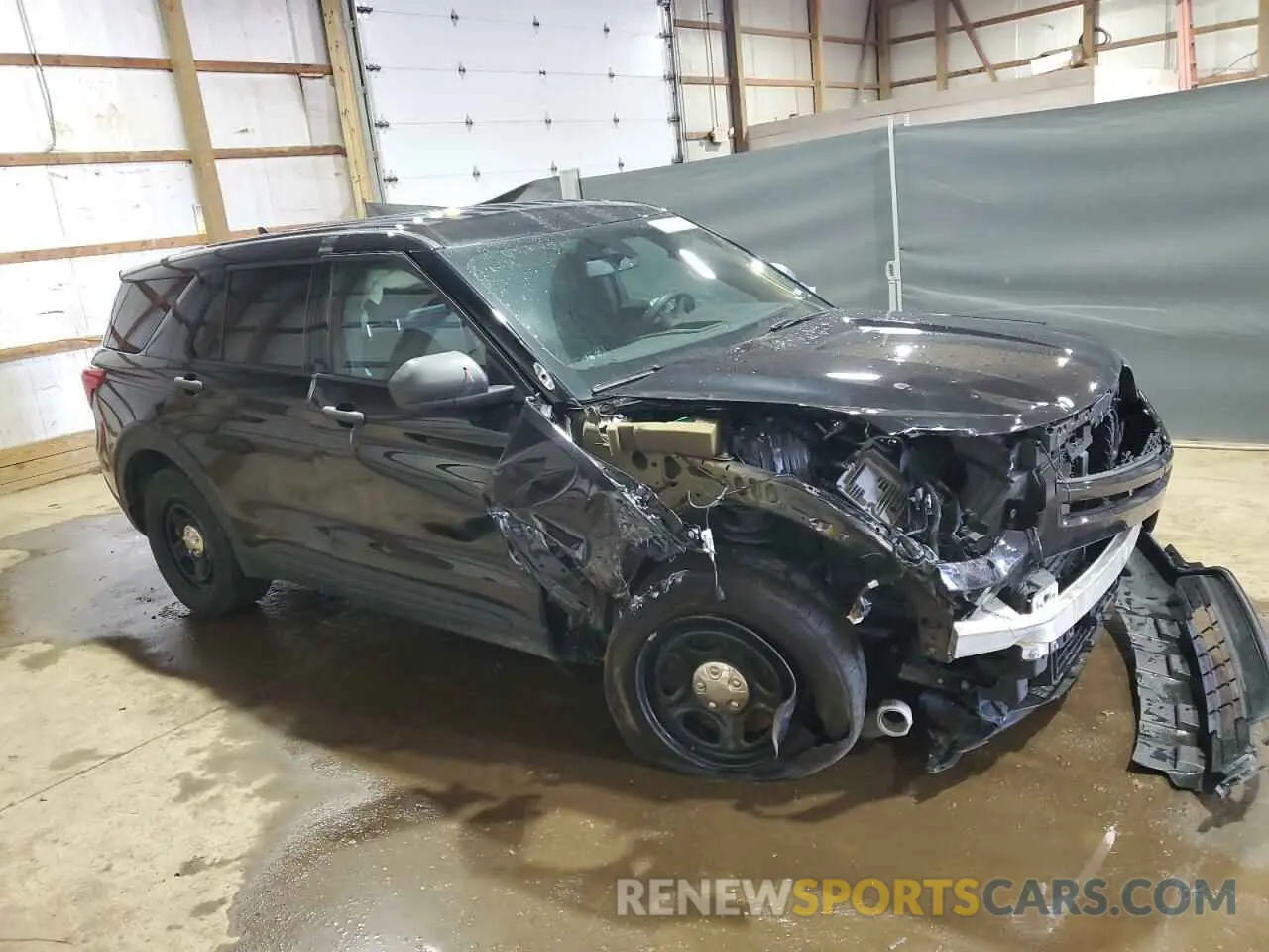 4 Photograph of a damaged car 1FM5K8AB1NGB81795 FORD EXPLORER 2022